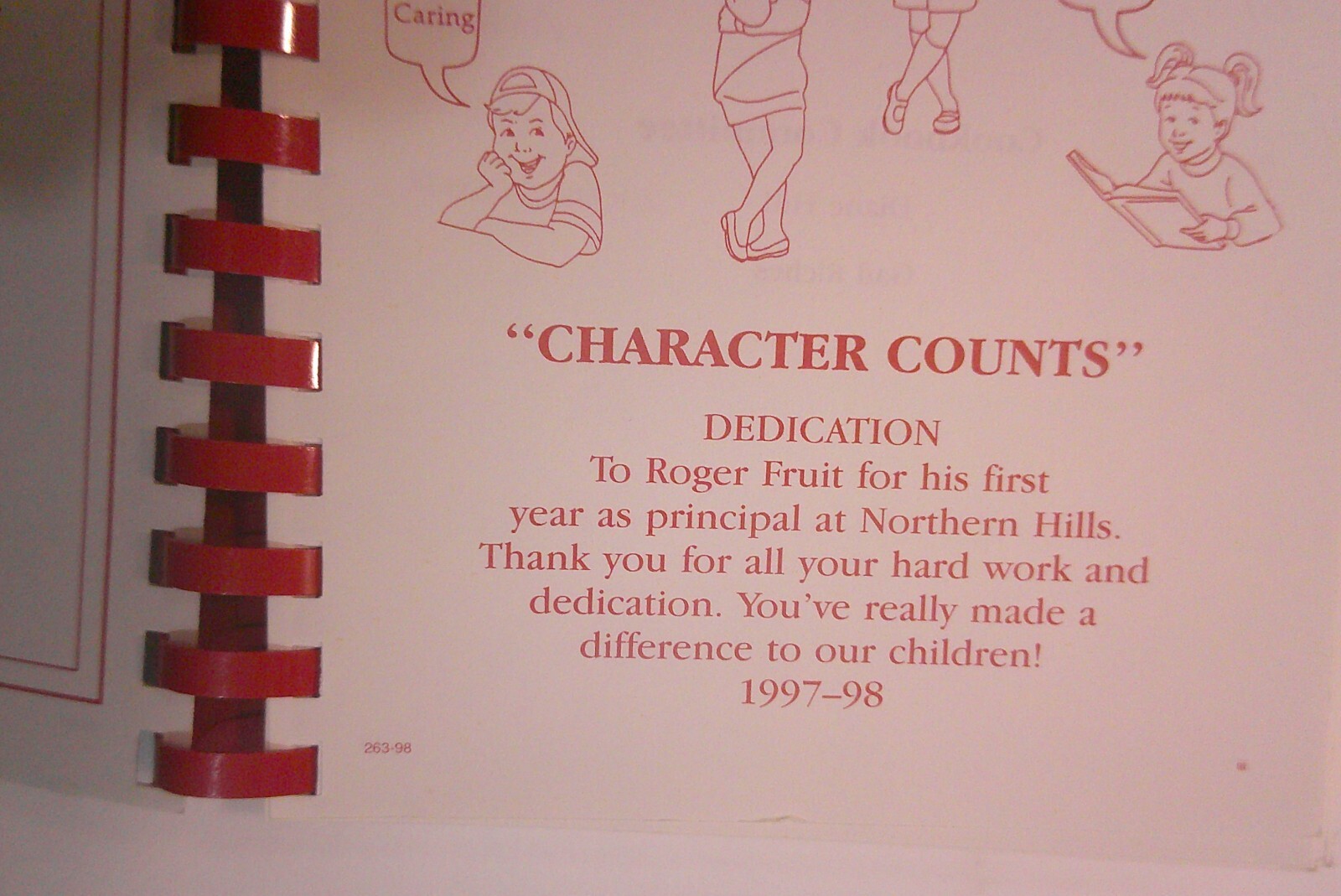 1998 Northern Hills Elementary School Family Favorite Cookbook 232 pages