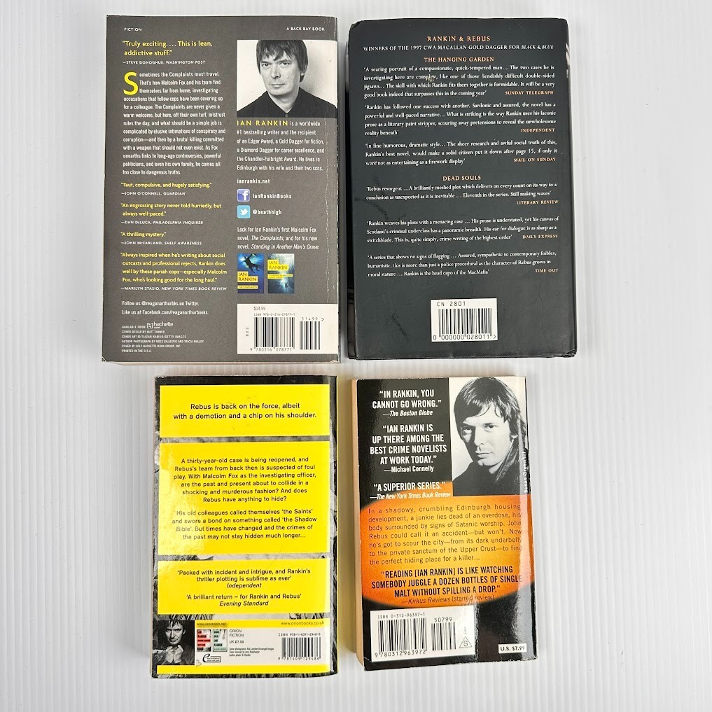 4x Ian Rankin Novels – Multiple Titles