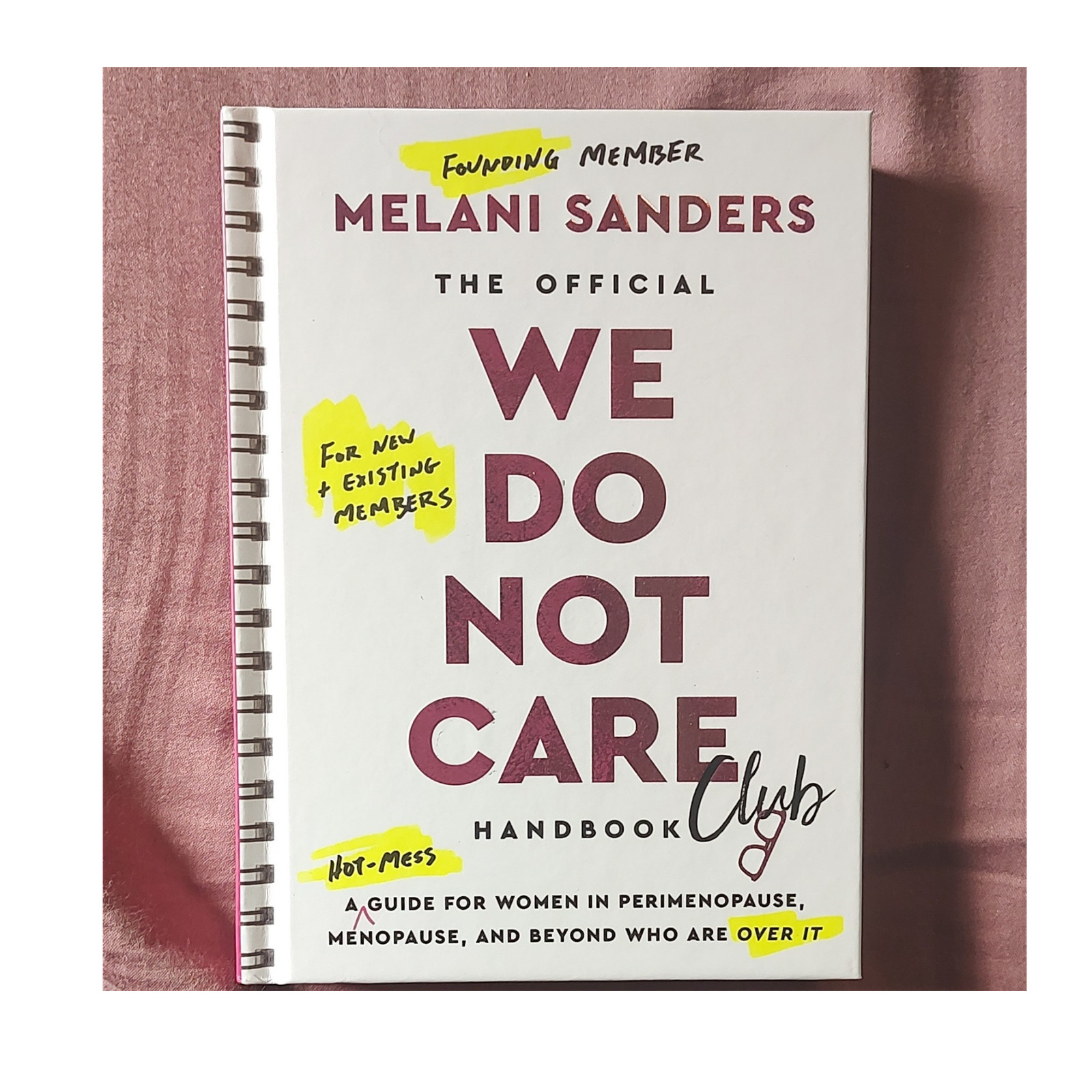 Melani Sanders The Official We Do Not Care Club Handbook Menopause