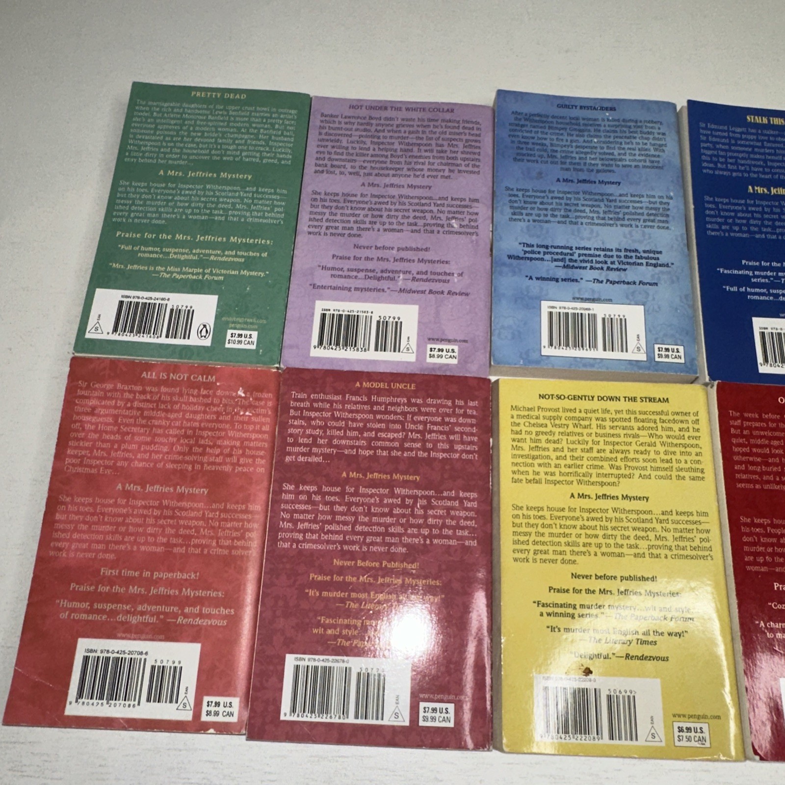 MRS. JEFFRIES Complete Set Series 1-41 by Emily Brightwell See Description.