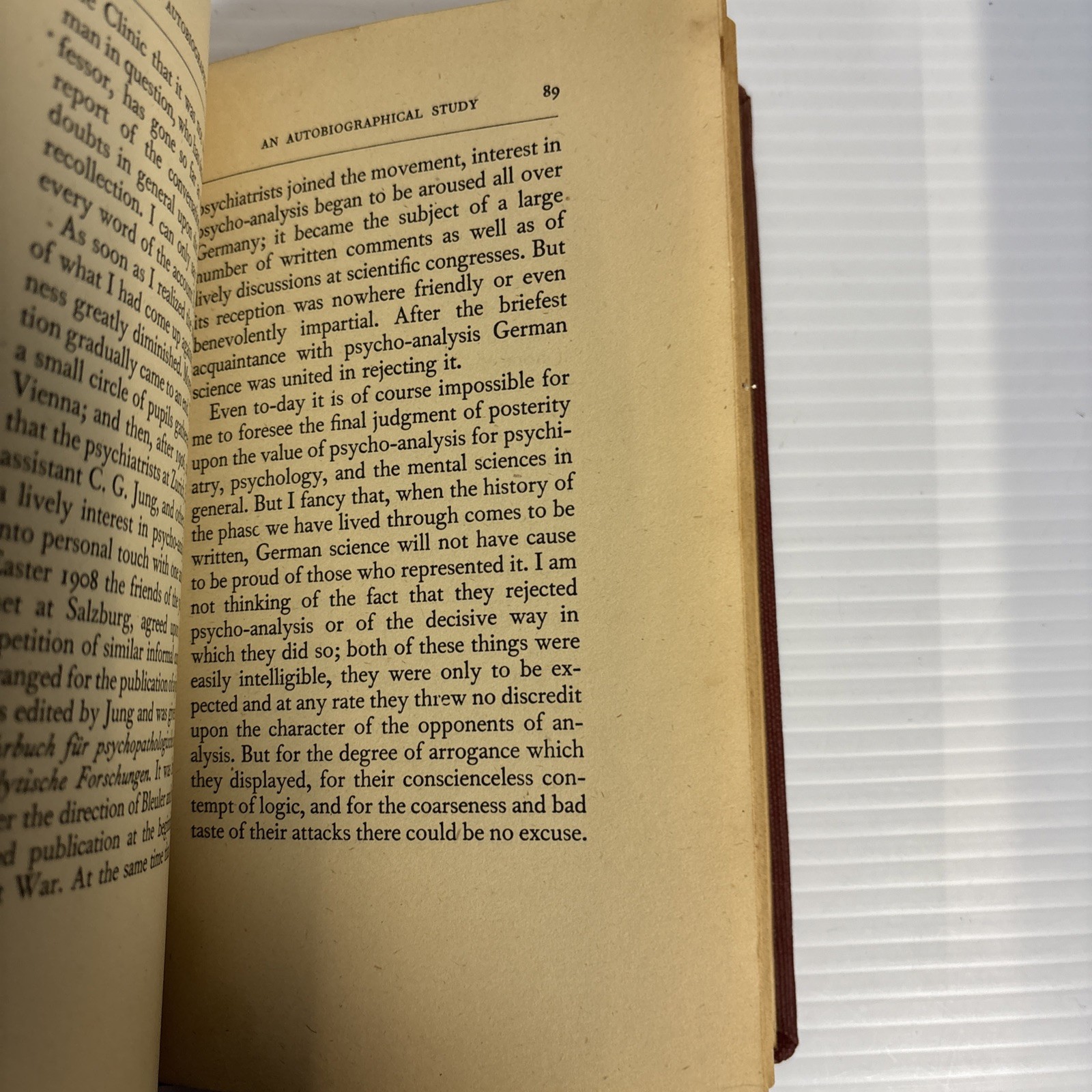 An Auto-Biographical Study 1948 by Sigmund Freud Hardcover