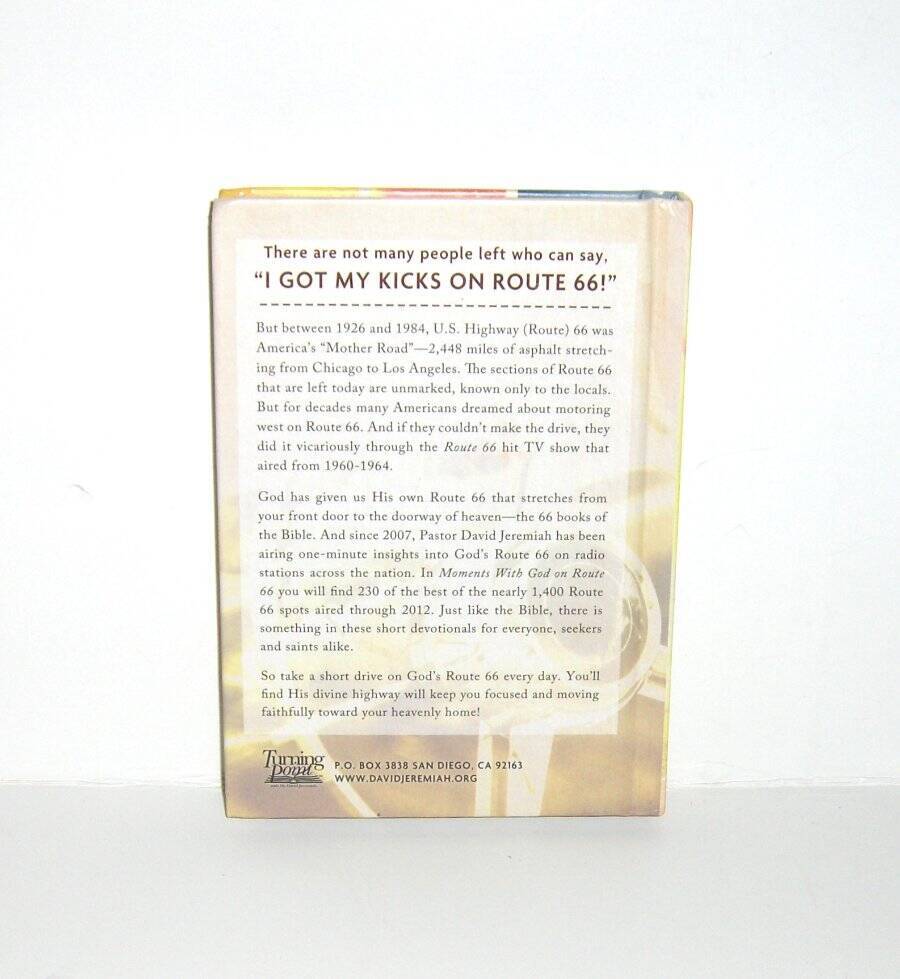 Moments with God on Route 66 Dr. David Jeremiah 2013 HB Free Shipping