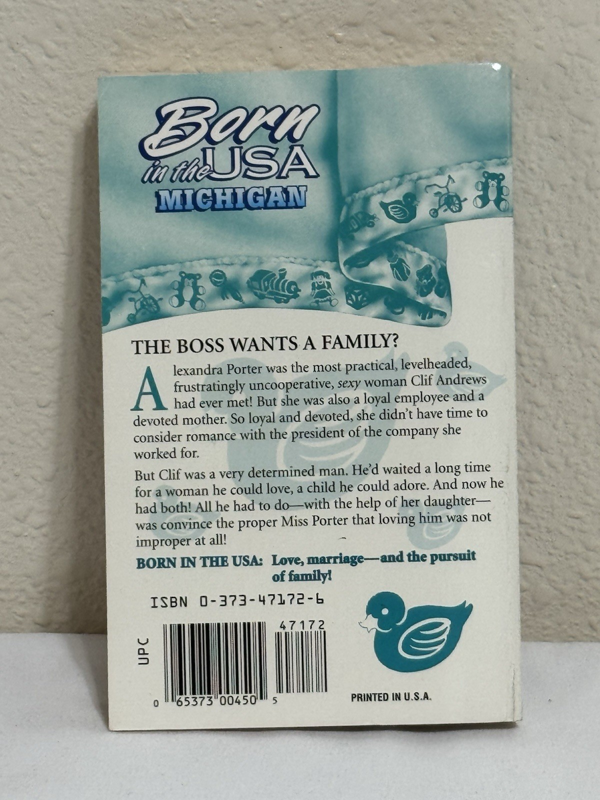 Silhouette Romance Born In The USA Series Lot 4 Paperback Books