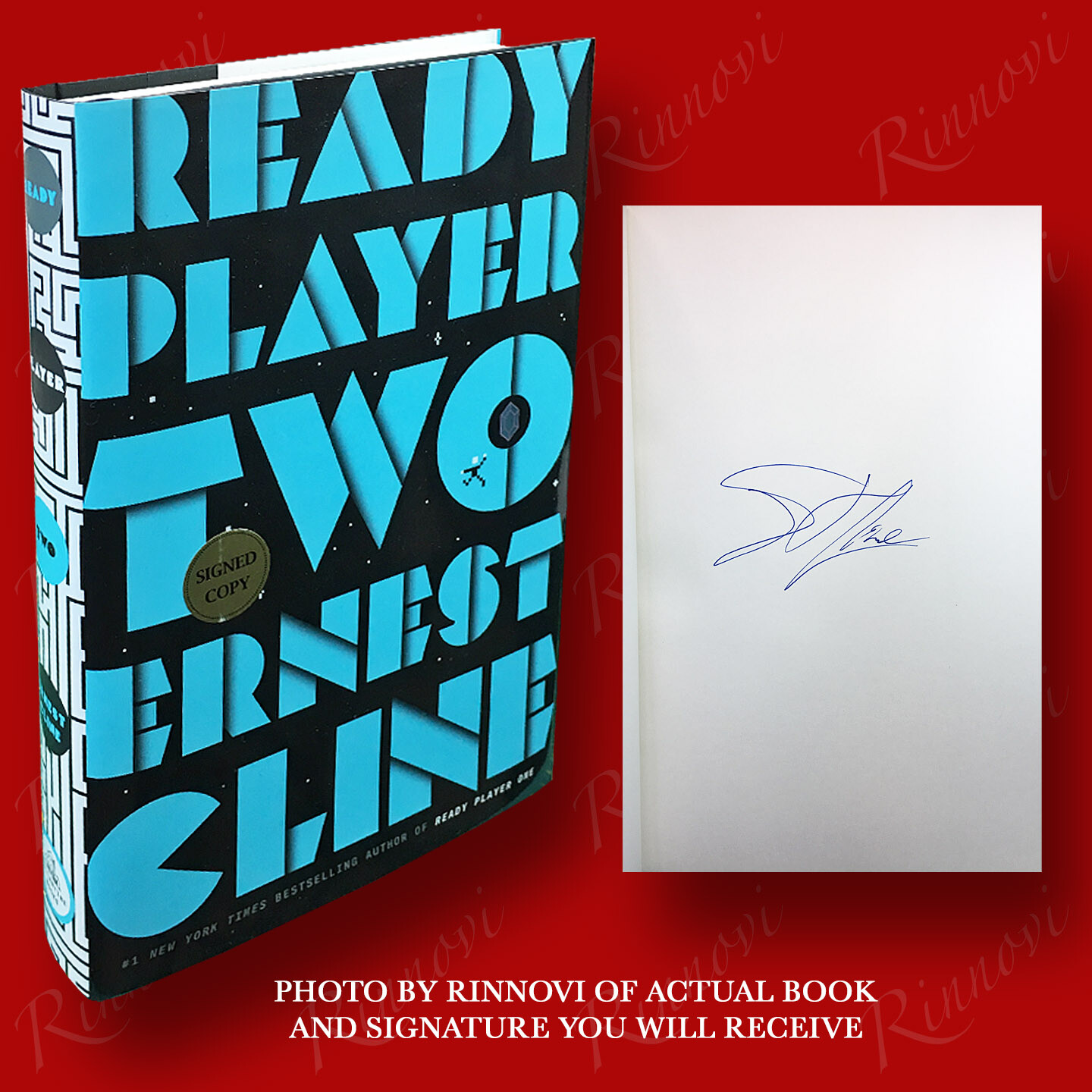 Ready Player Two SIGNED Ernest Cline (2020,HC,1st/1st) BRAND NEW