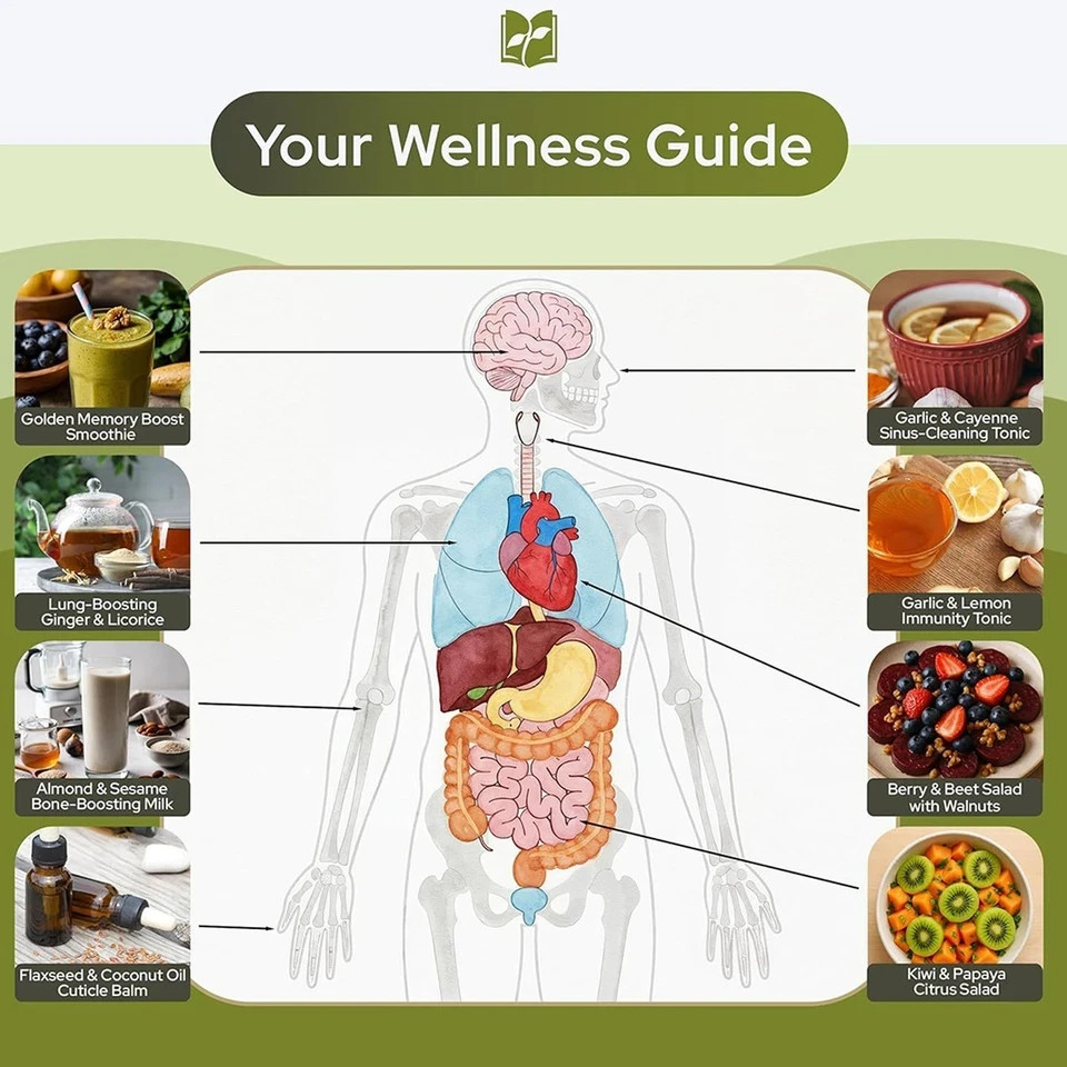 The Natural Healing Handbook by Ancient Remedies Spiral Bound Reference