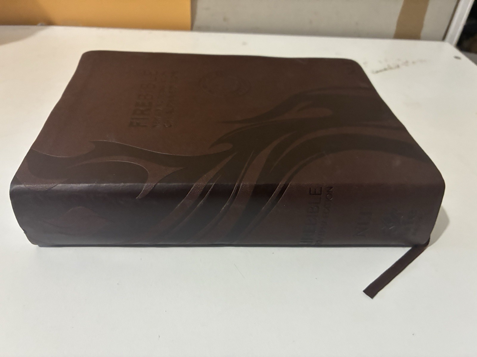 FIRE BIBLE New living Translation Chi Alpha Edition Leather Soft Cover