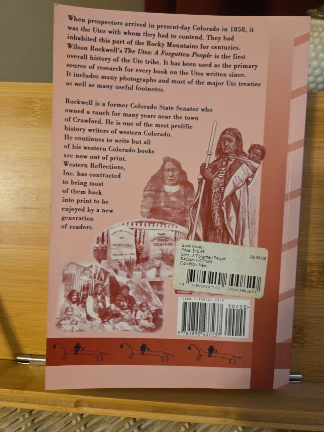 Utes : A Forgotten People by Wilson Rockwell (2000, Hardcover)