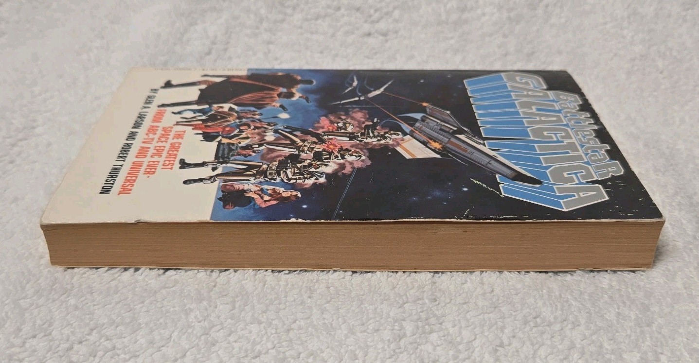 Battlestar Galactica by Glen Larson & Robert Thurston (1978 Berkley 1st Edition)
