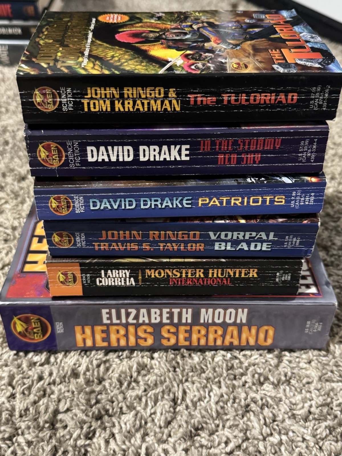 Baen Sci-Fi Lot 6 Books – Ringo Drake Moon Correia Military Space Opera Bundle