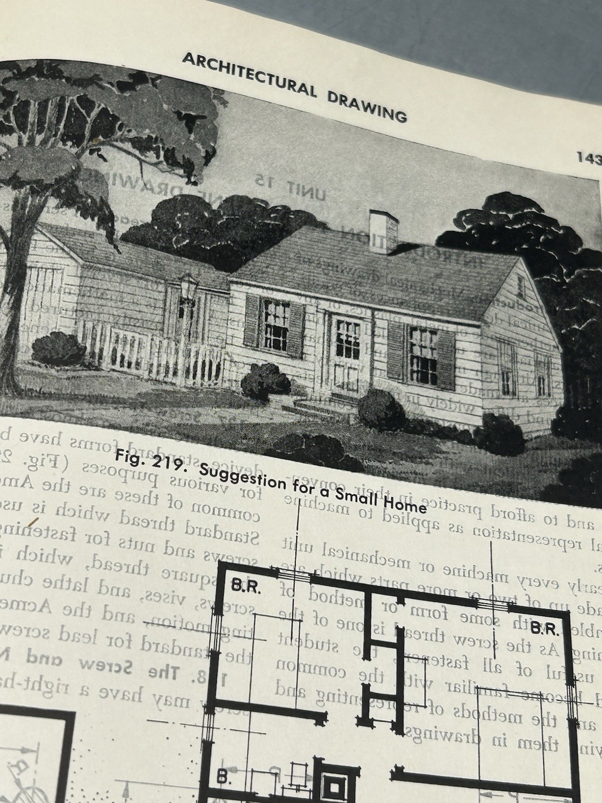 Mechanical Drawing Text Book by Edward Berg Sixth Printing 1950
