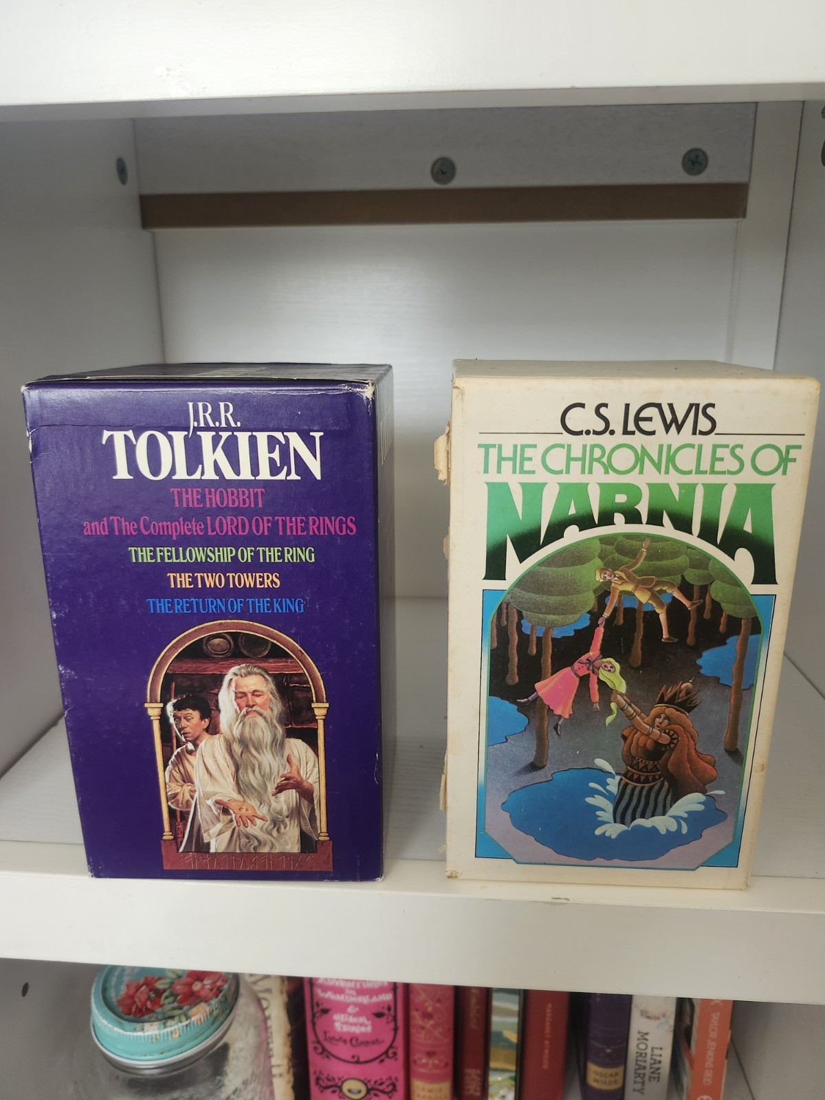 LOTR Box Set 1982 and Chronicles of Narnia Box Set 1978 Vintage Books
