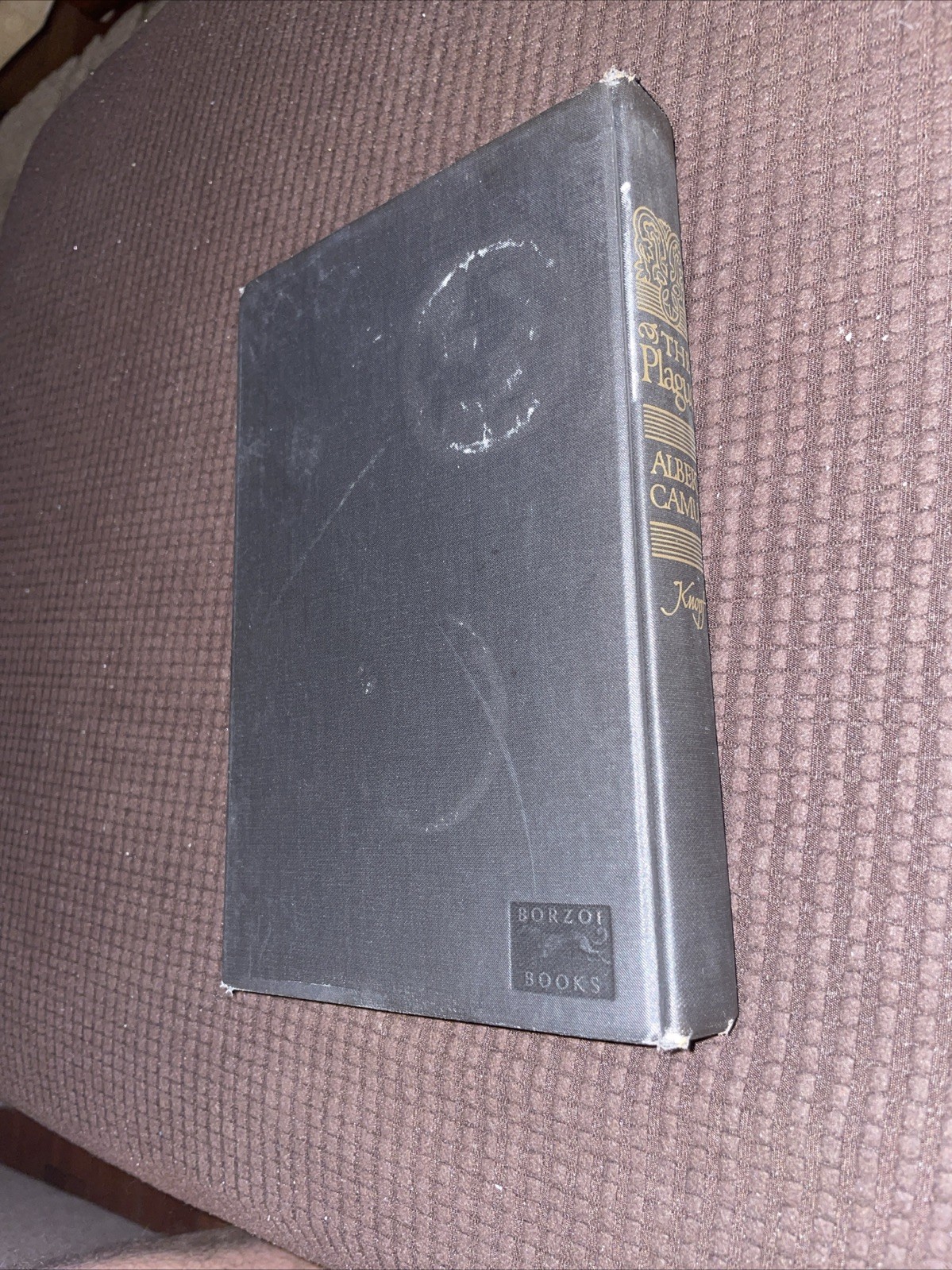 1948 – Albert Camus – The Plague – Knopf 1st US ed. 2nd pr. before pub.