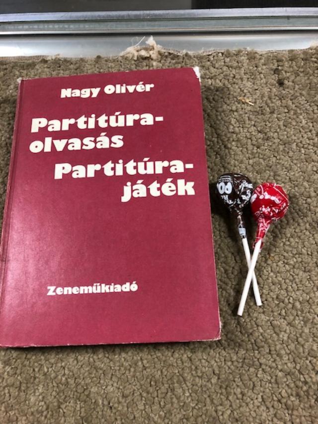 Nagy Oliver Partitura-olvasas Partitura-jatek Hard Cover book 424 pages +FREE