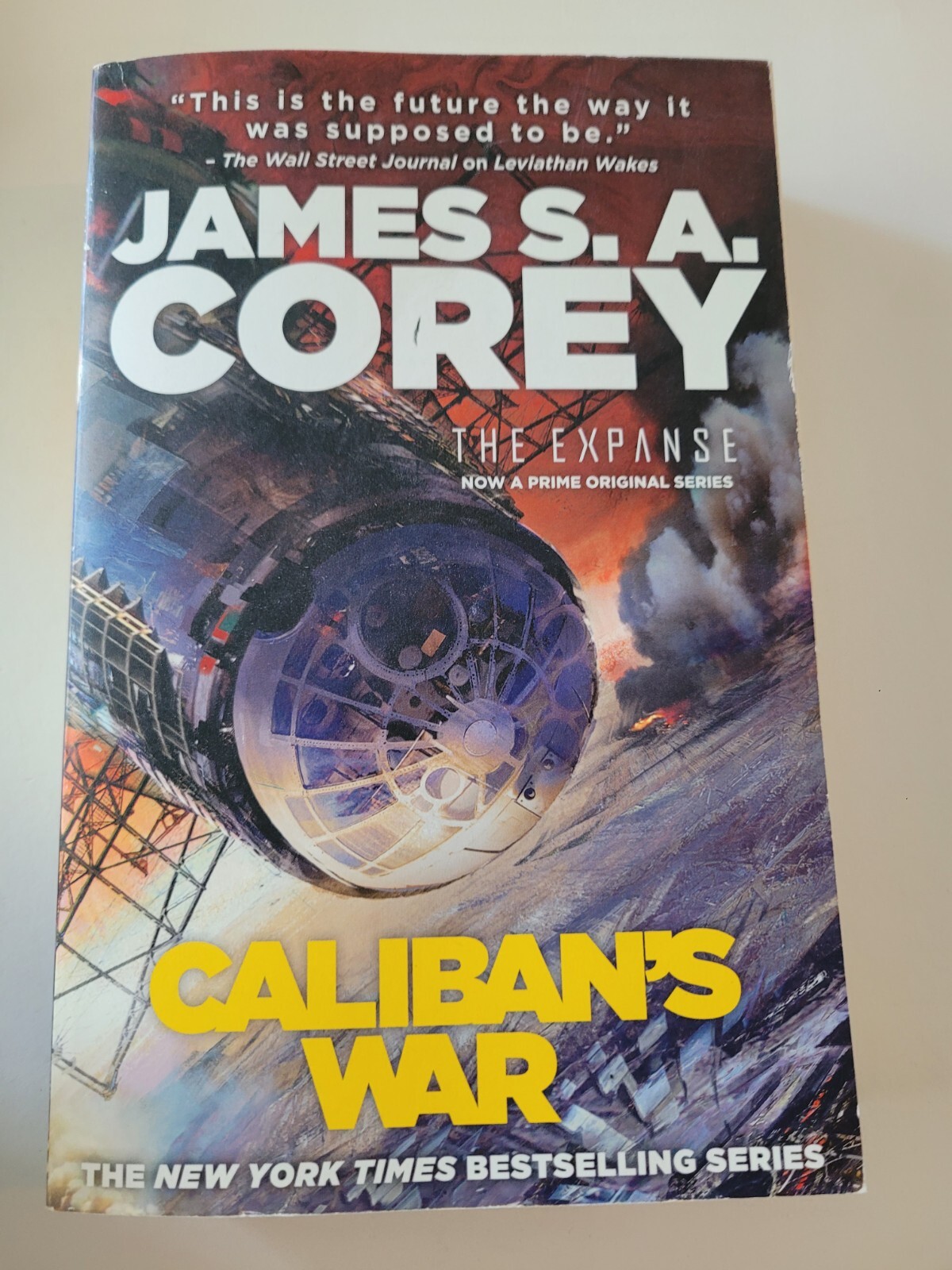 Lot Of 3 James S. A. Corey Books Leviathan Wakes Caliban’s War Abaddon’s Gate…