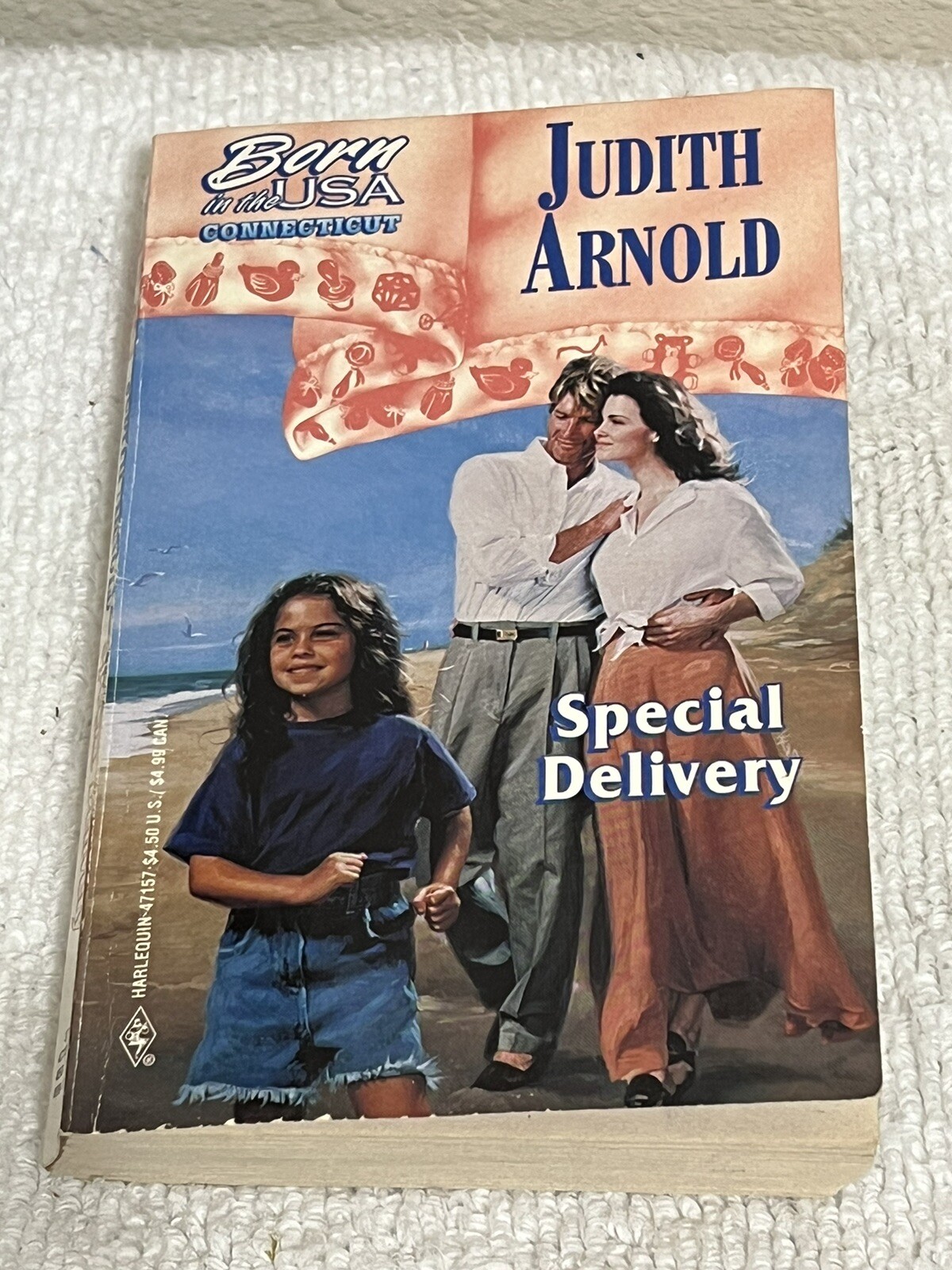 Harlequin Born In The USA Romance Series Lot 4 Paperback Books
