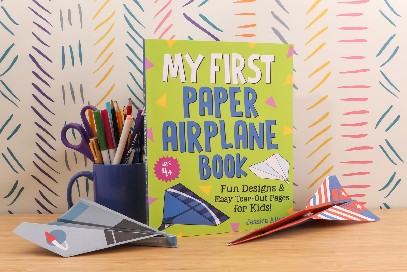 My First Paper Airplane Book: Fun Designs and Easy Tear-Out Pages for Yellow