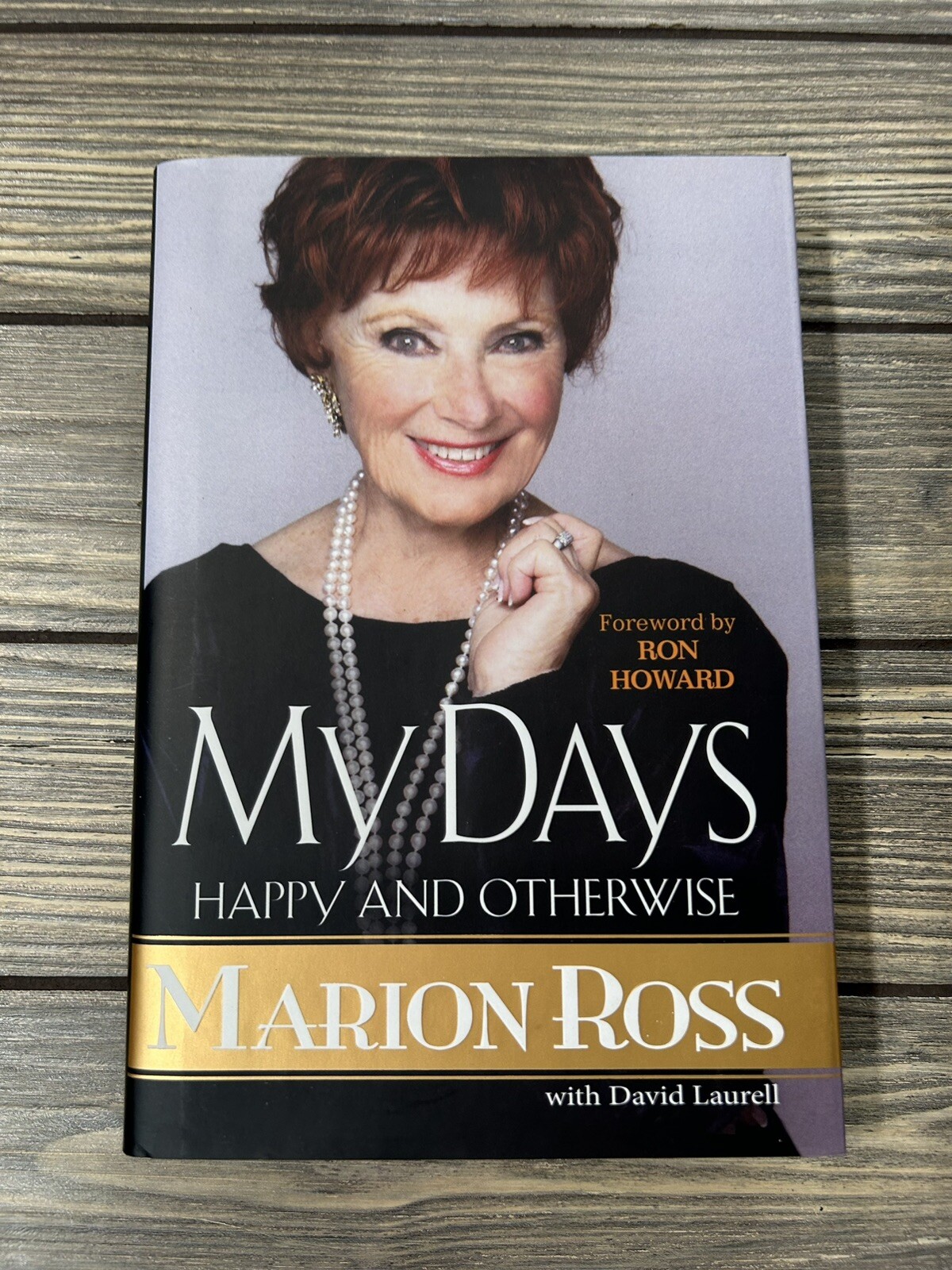 2018 My Days Hardcover Book Marion Ross Signed Autographed