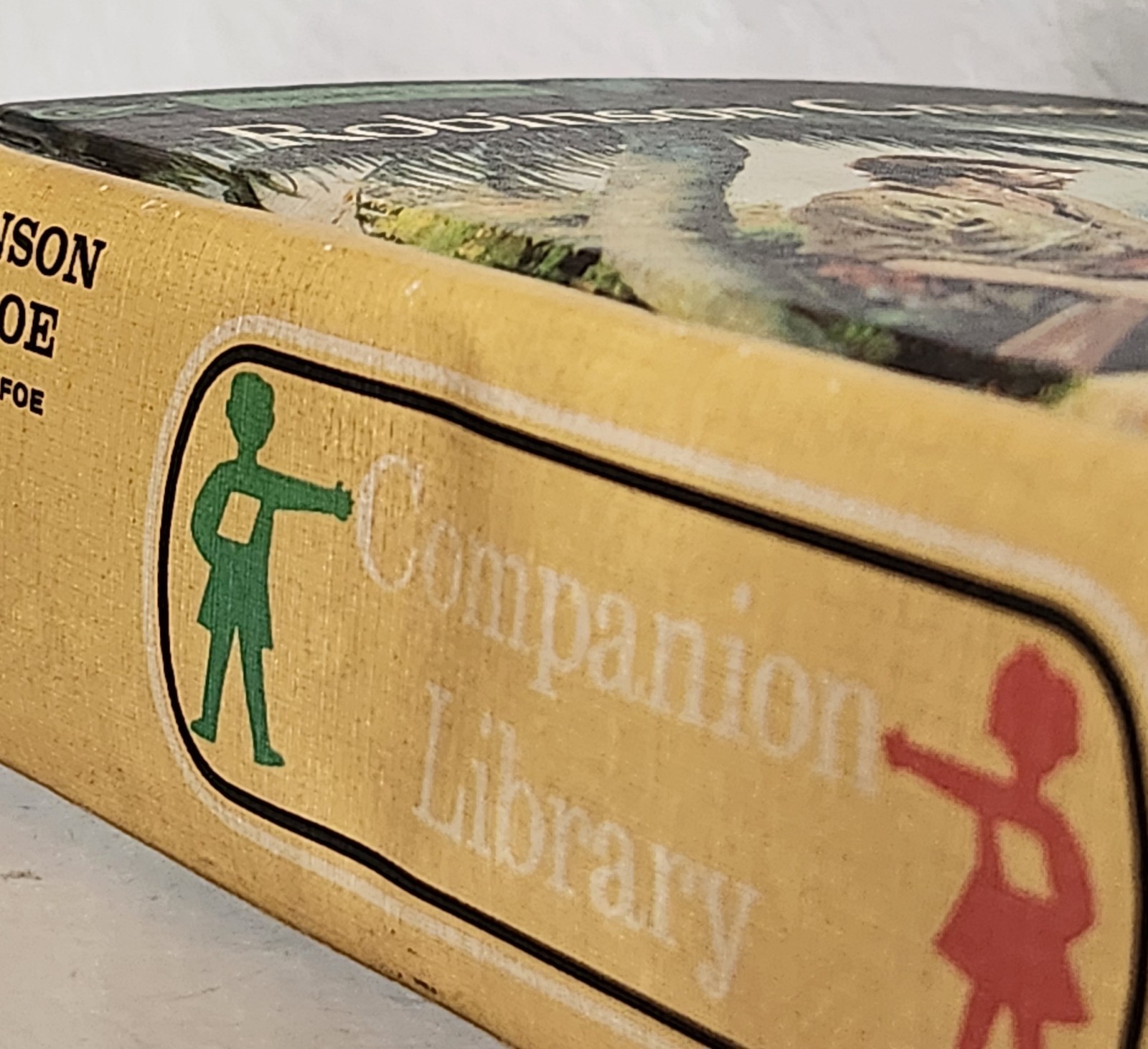2 Vintage 1960’s Companion Library 2-in-1 Book Hard Back Children’s Classics LOT