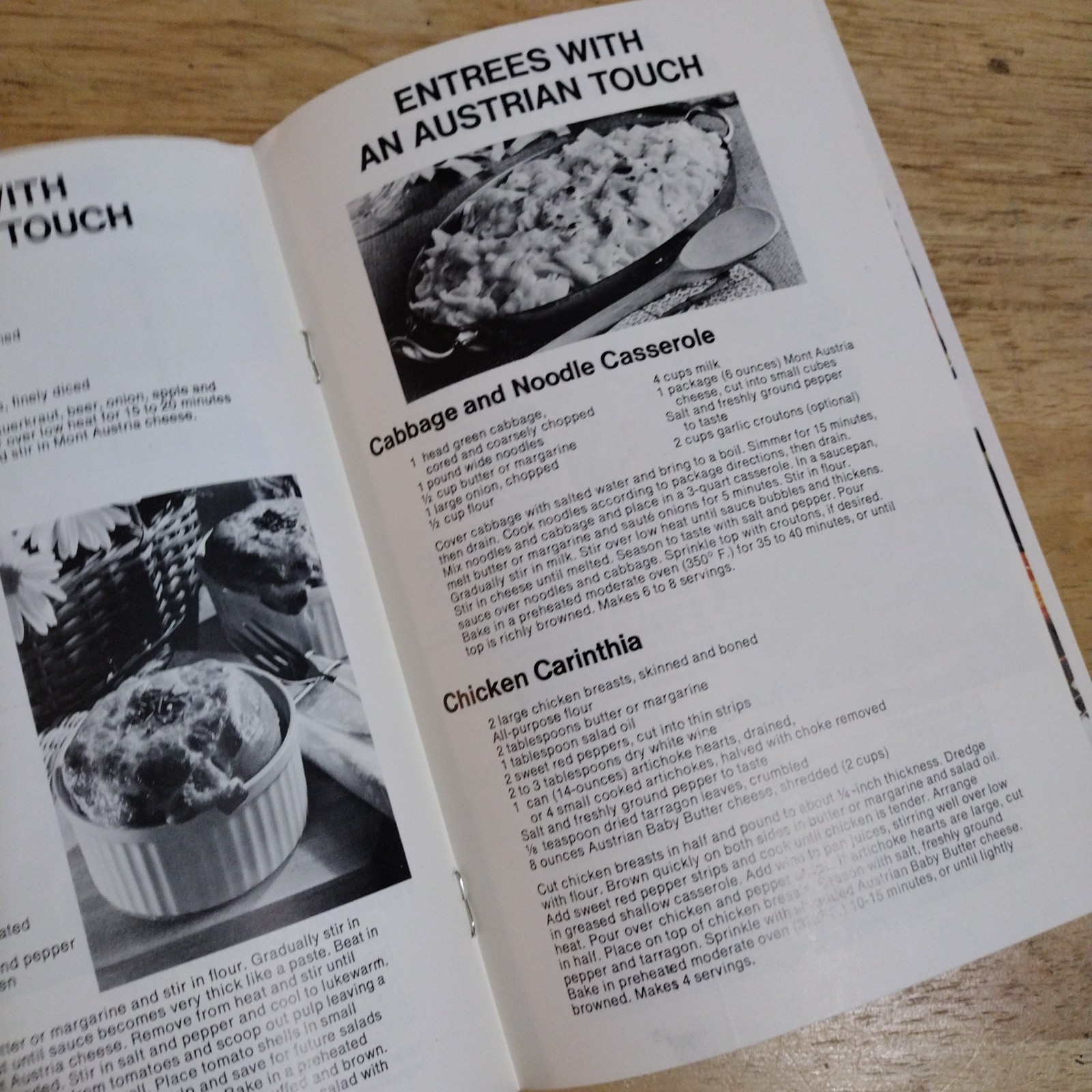 Vintage the New Austrian Cheese Recipe Booklet 15-Page Food Center Giveaway NY