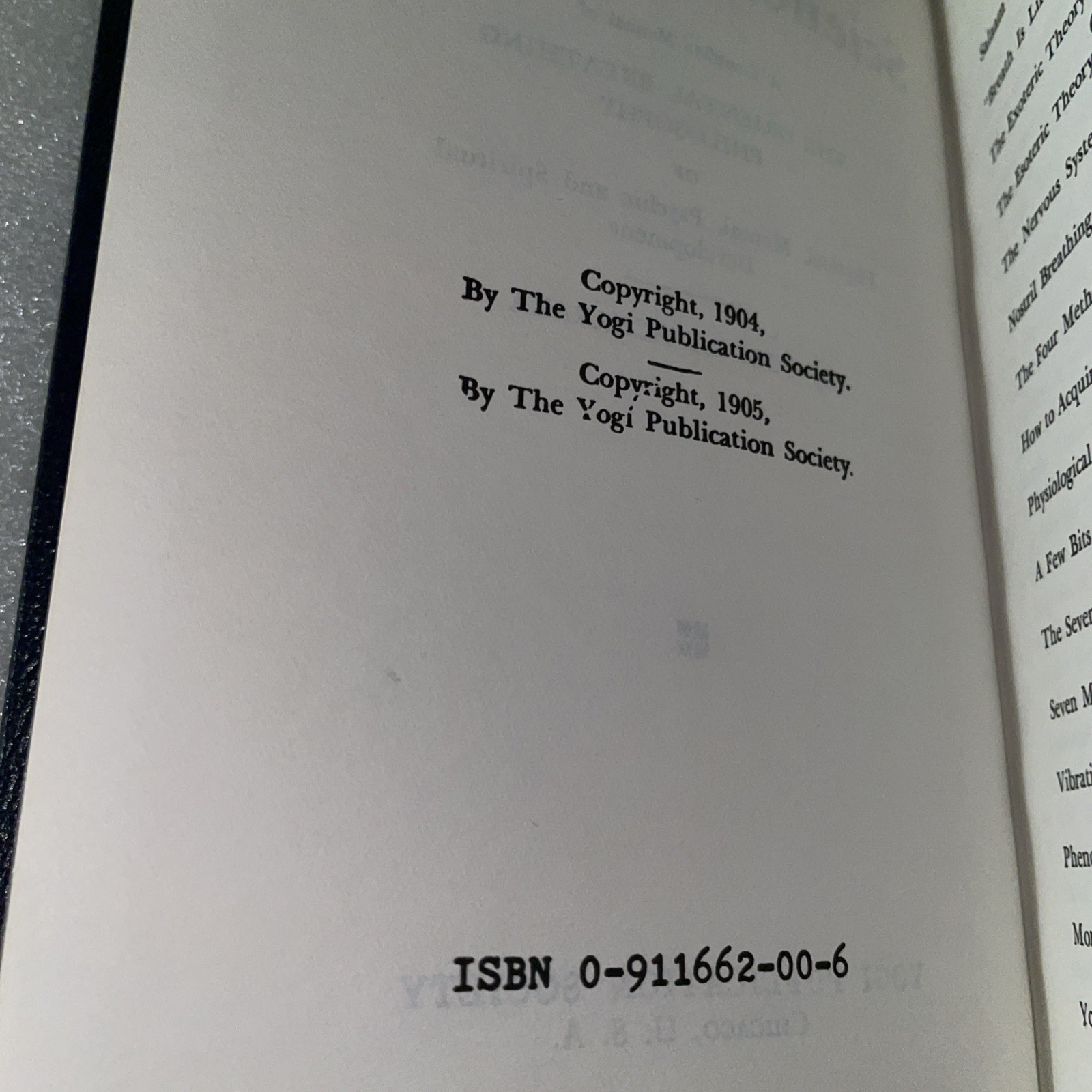 Science Of Breath The Oriental Breathing Philosophy By Yogi Ramacharaka 1905