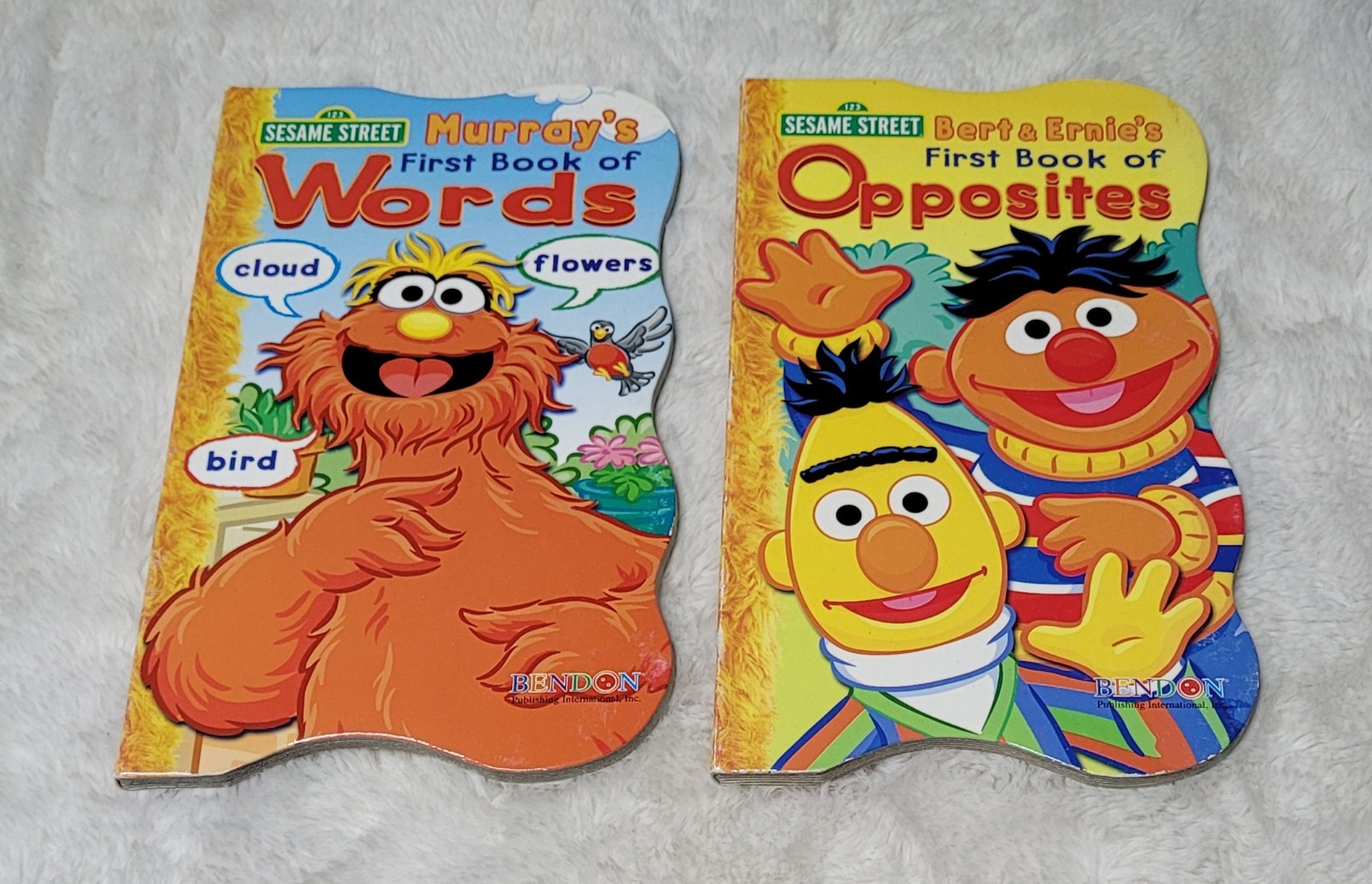 Sesame Street Cookie Monster Grover Burt Ernie Board Books Set of 5 So Cute 😍
