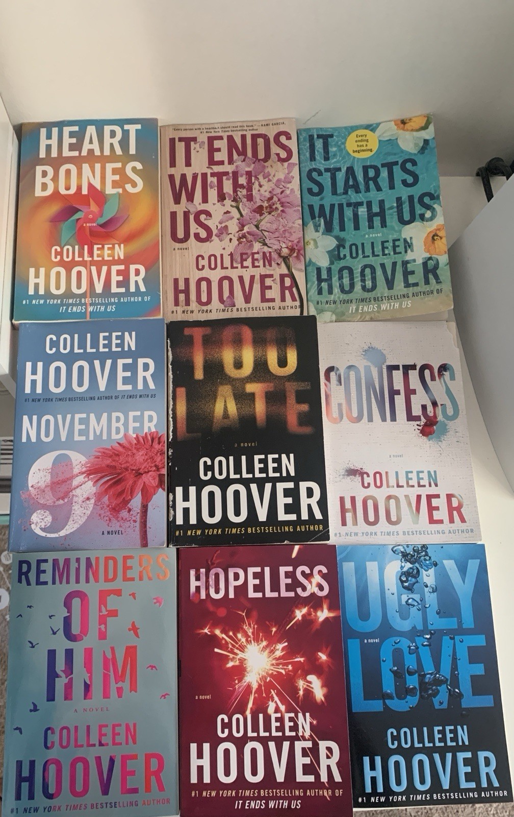 Colleen Hoover Book Bundle Lot of 9