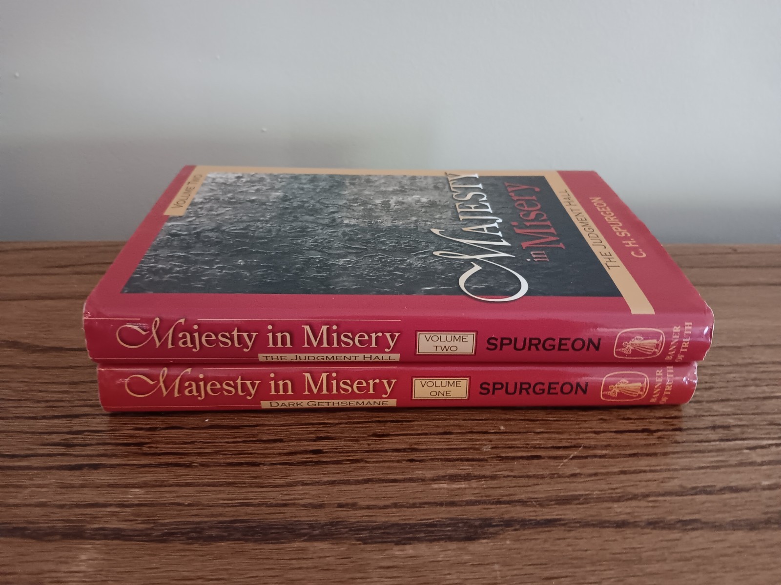 Majesty In Misery Volumes 1 & 2 C H Spurgeon Banner Of Truth (Read Description)