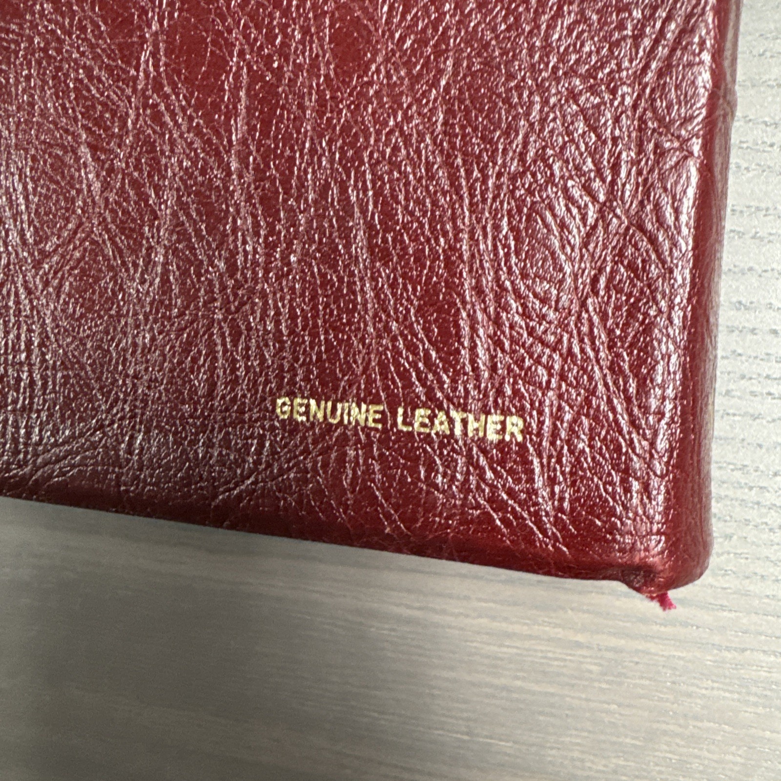 The New Open Bible NAS Study Edition Genuine Leather Burgundy 1976BG