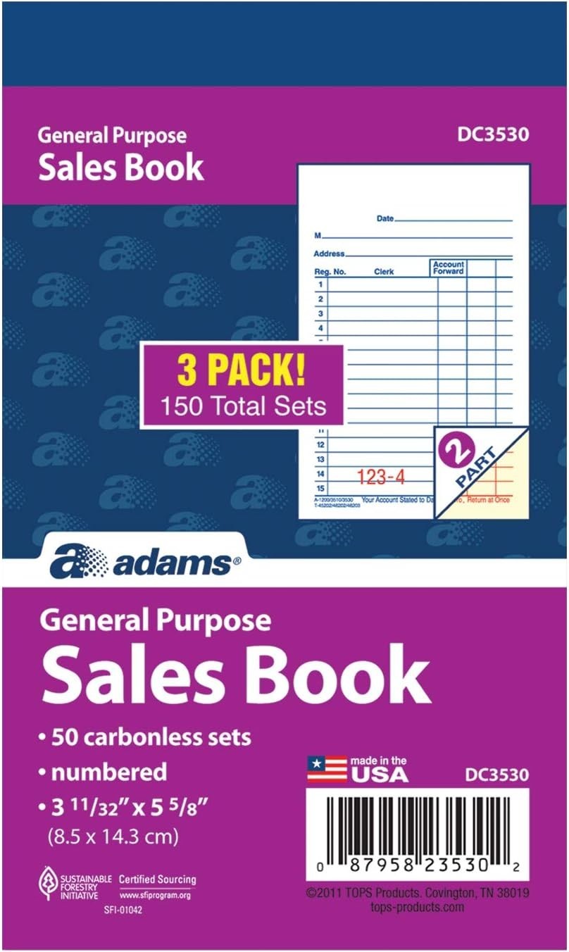 Professional Sales Order Books – 2-Part Carbonless, Ideal for Small Businesses