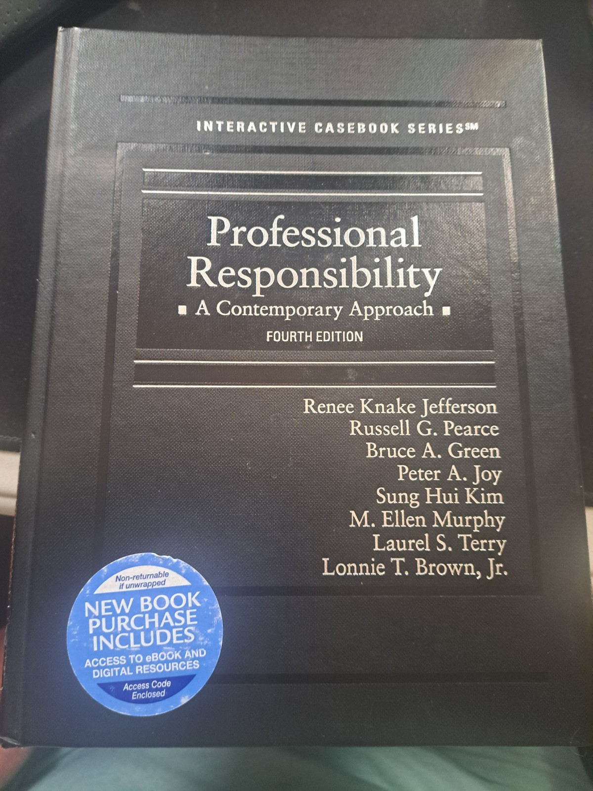 Professional Responsibility fourth edition USED hard back