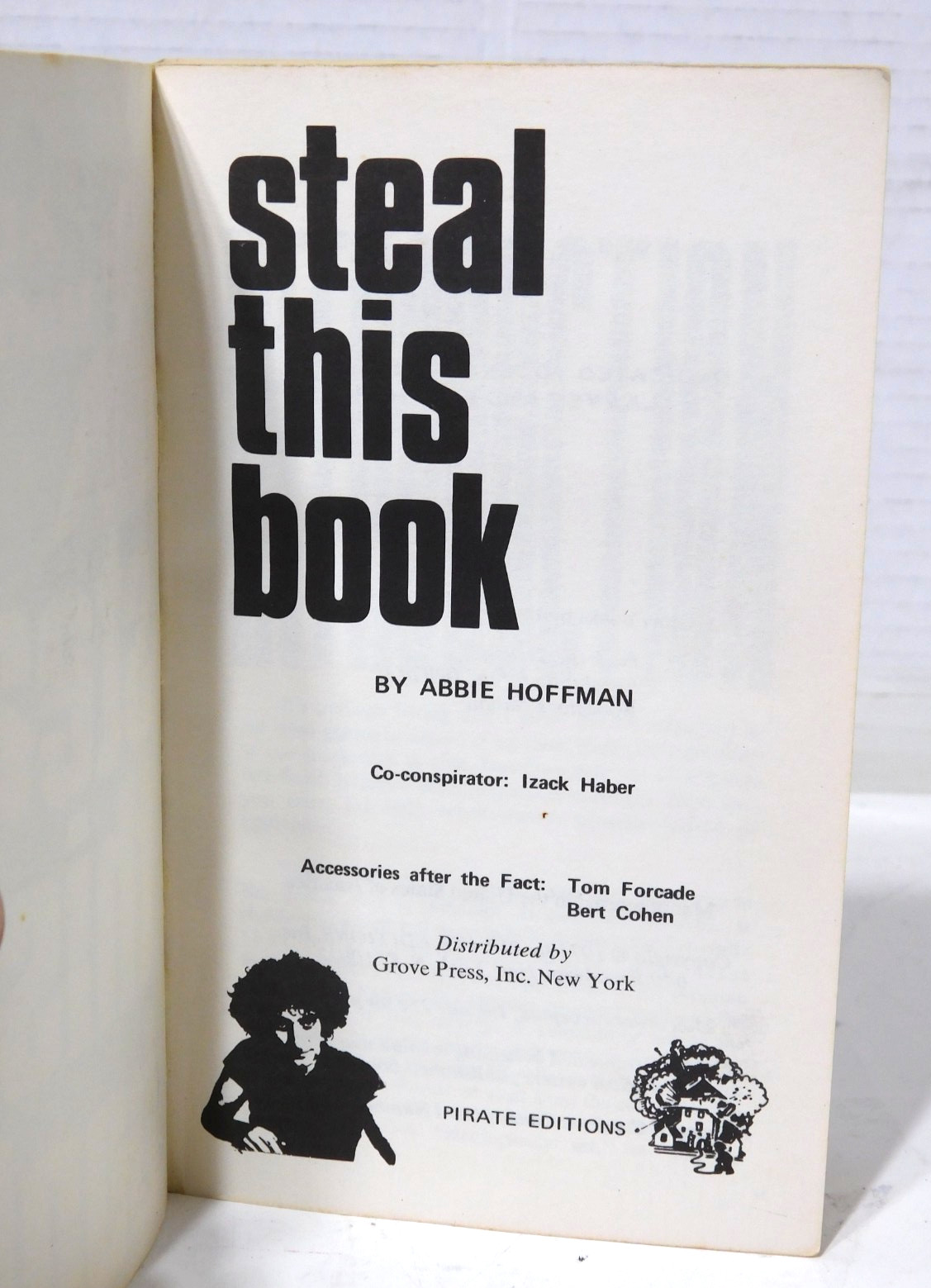 Steal This Book by Abbie Hoffman 1971 Pirate Editions 1st Edition 1st Print