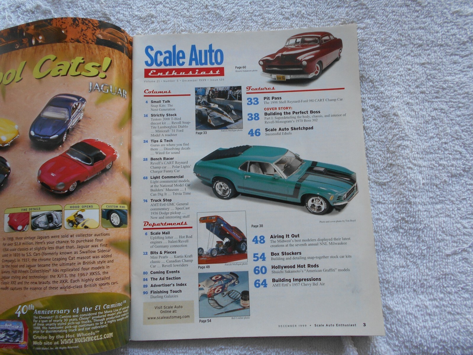 SCALE AUTO Enthusiast Magazine-DECEMBER,1999-REVELL-MONOGRAM’S 1970 BOSS 302