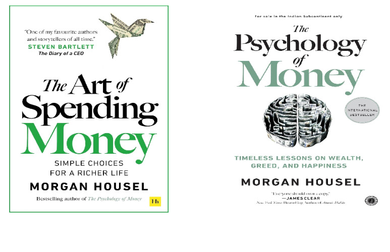The Art of Spending Money & Psychology of Money by Morgan Housel Free ship