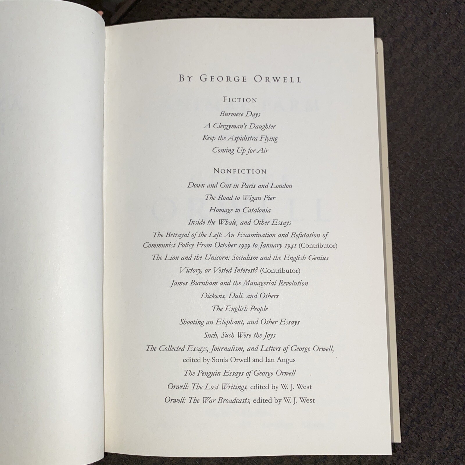 Animal Farm & 1984 by George Orwell 2003 HC Harcourt Christopher Hitchens No DJ