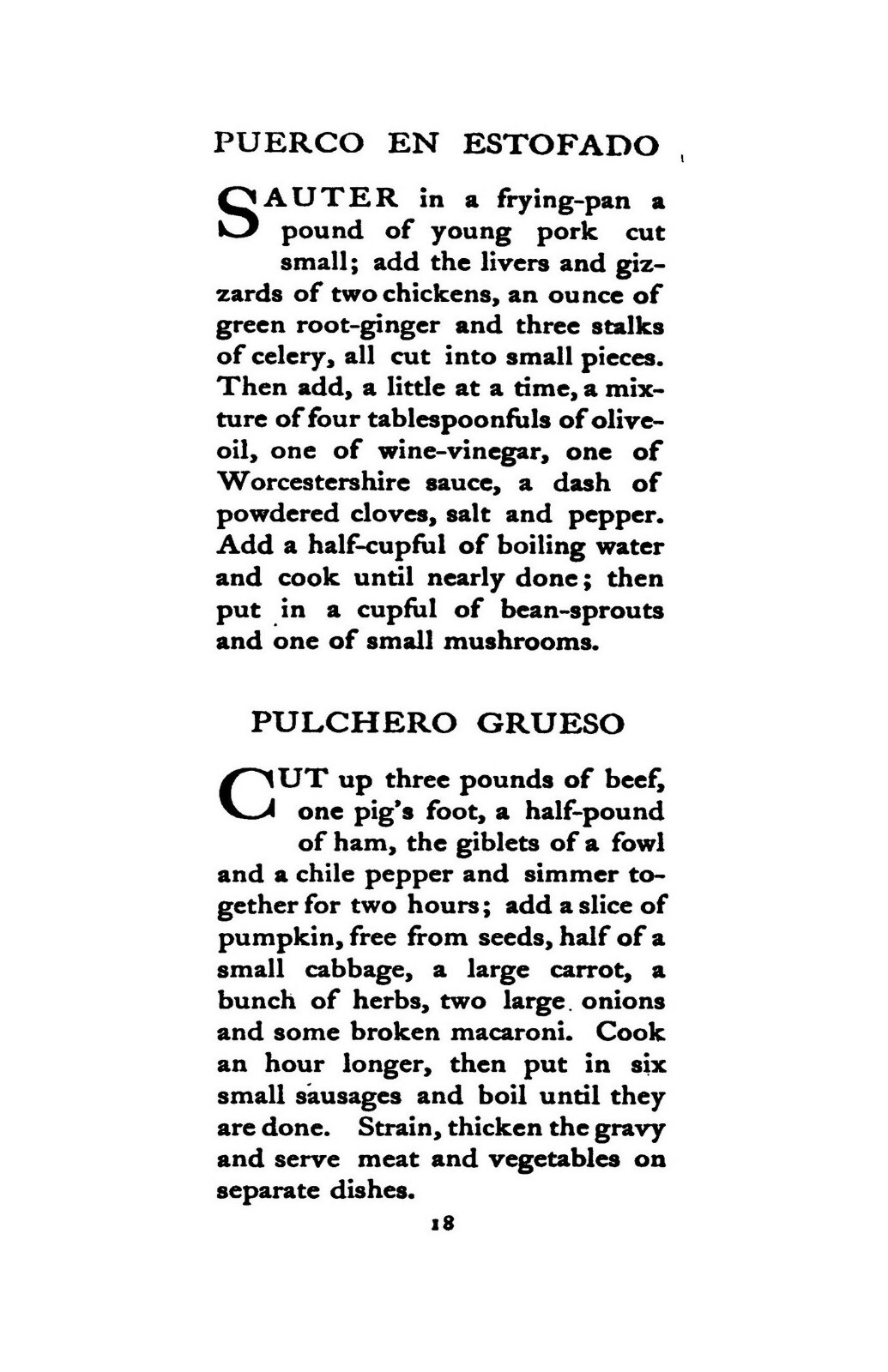 1906 One Hundred & One Mexican Dishes Vintage Cook Book 88 Pages
