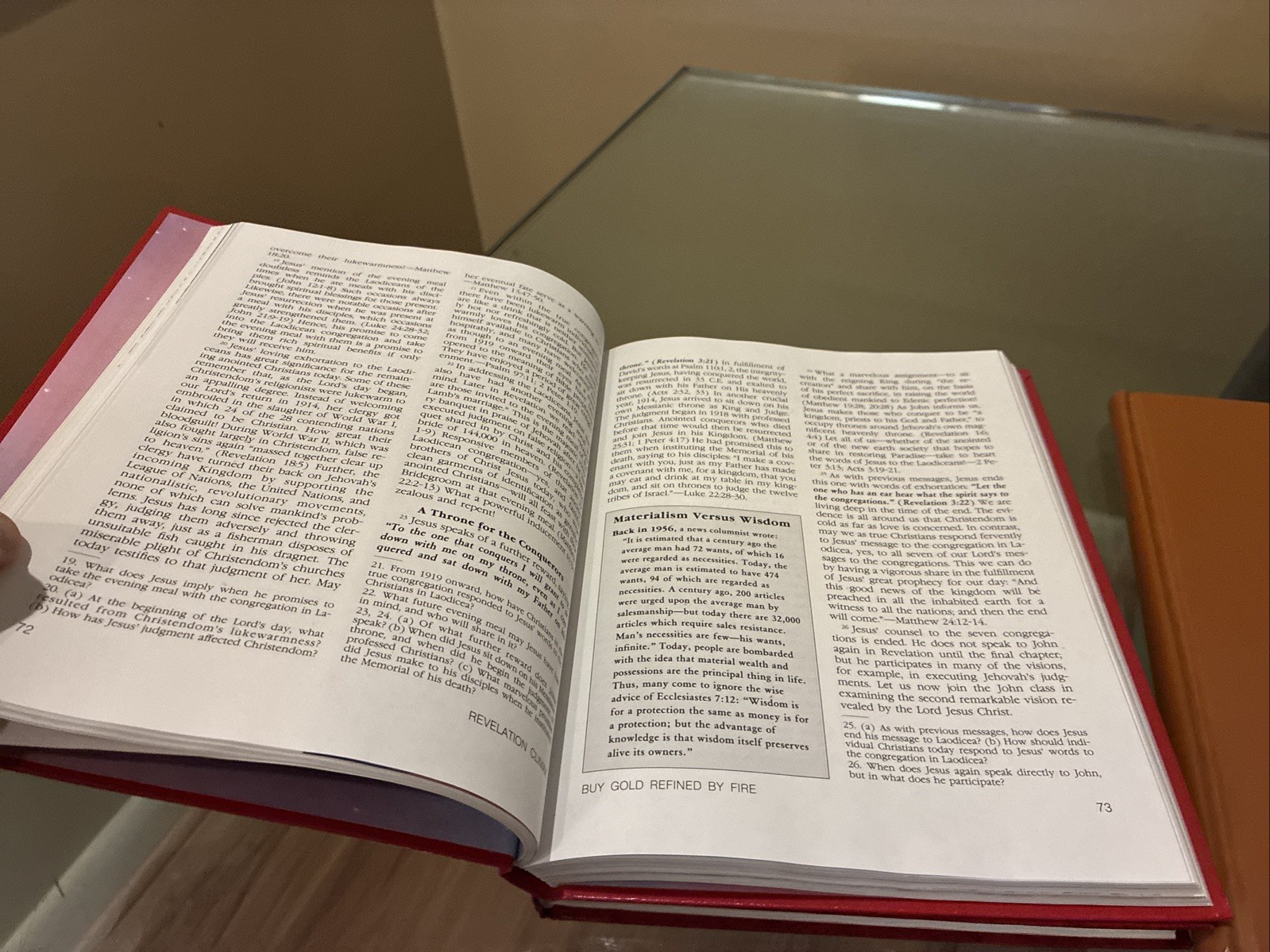 Watchtower Bible And Tract Society Book Set Lot: Sing Praises, Revelation, Live