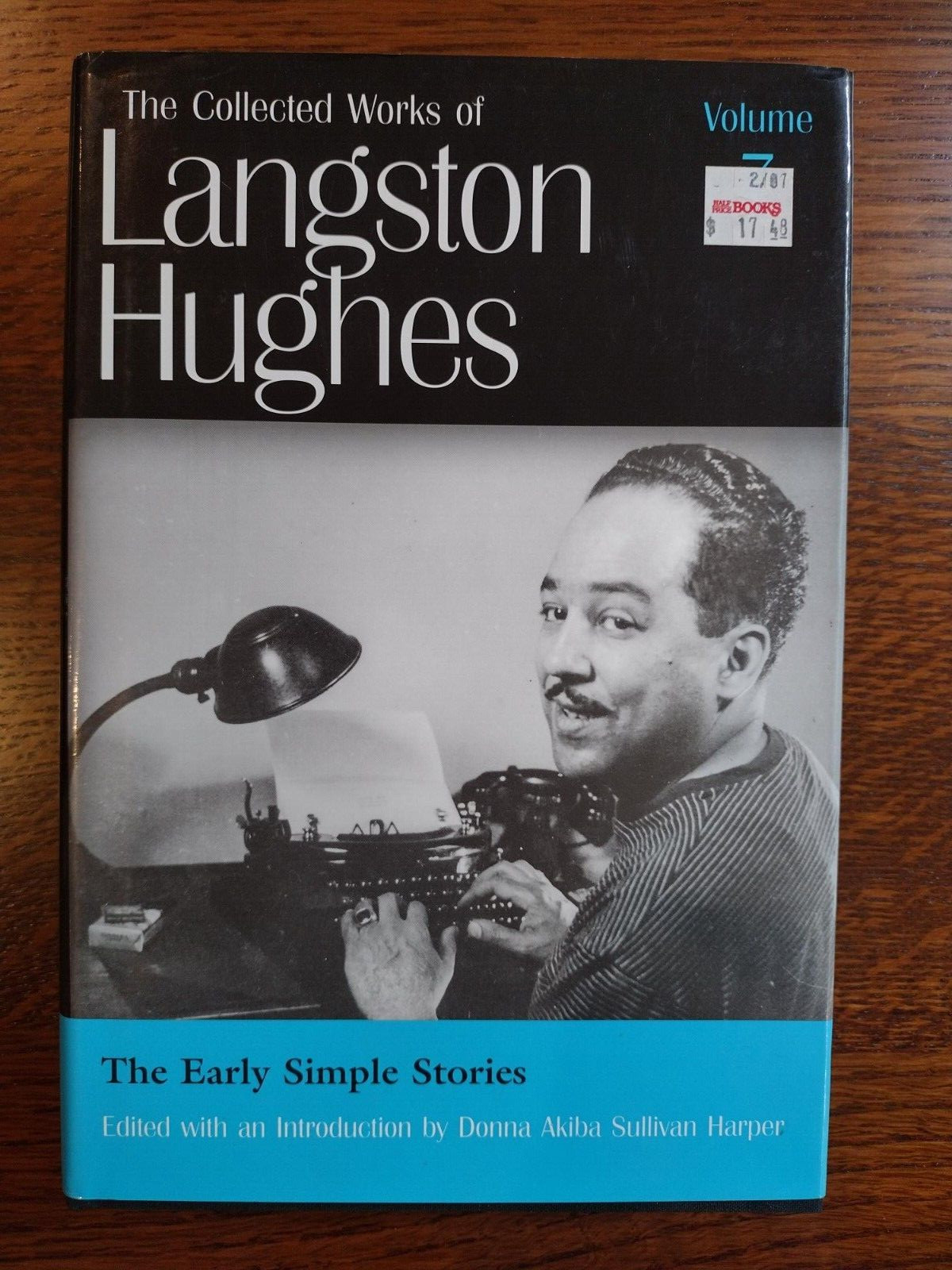 The Early Simple Stories(Collected Works of Langston Hughes, Vol 7) HC,Excellent