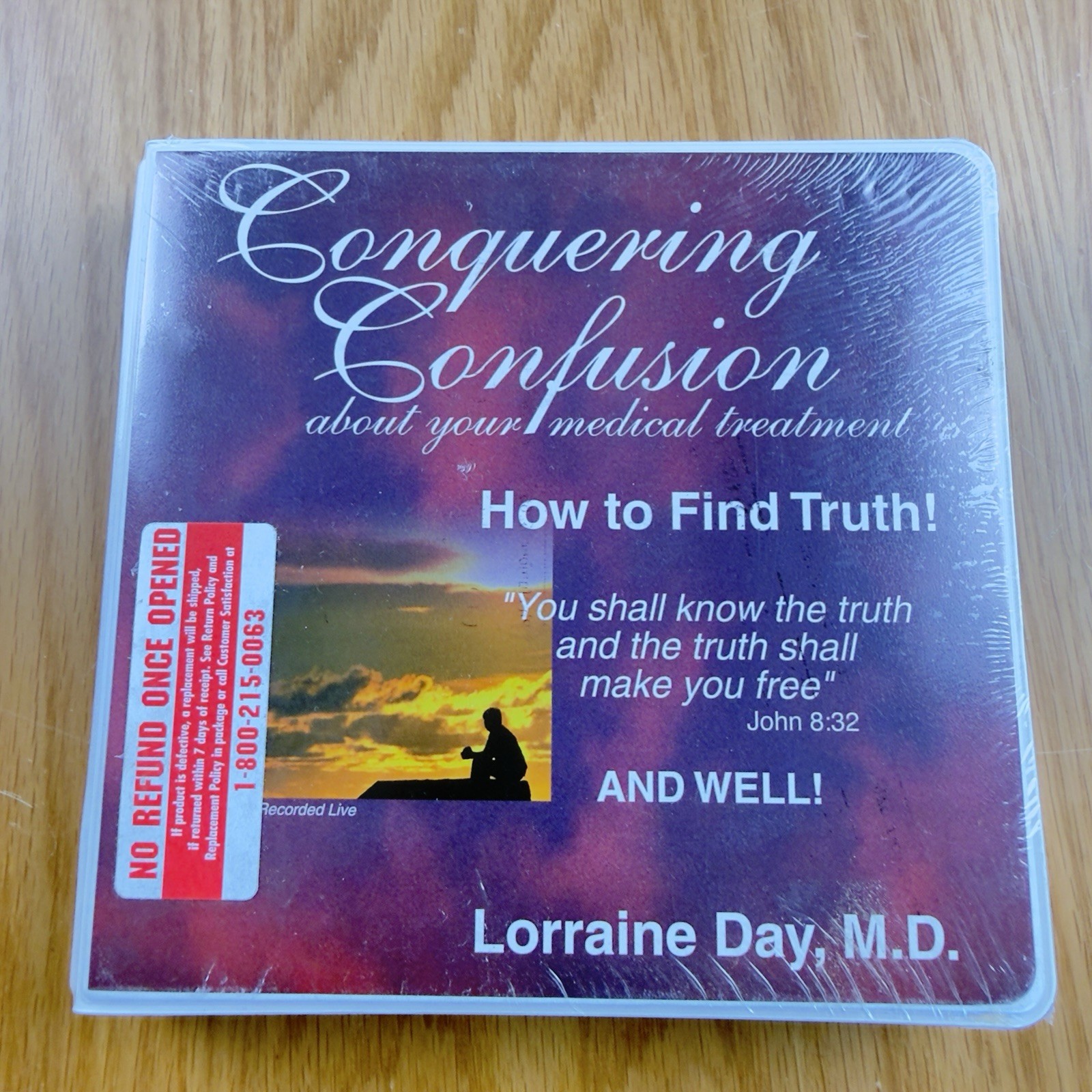 Dr Lorraine Day M.D. 3 Sealed VHS,10 CDs,Workbook,Interview VHS
