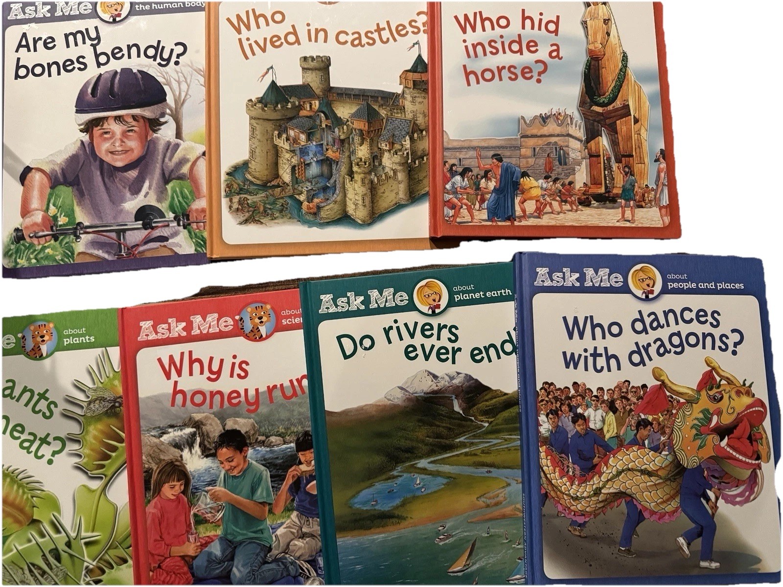 Lot of 7 Ask Me Why? HC Books 2012 (Home School Edition) Southwestern