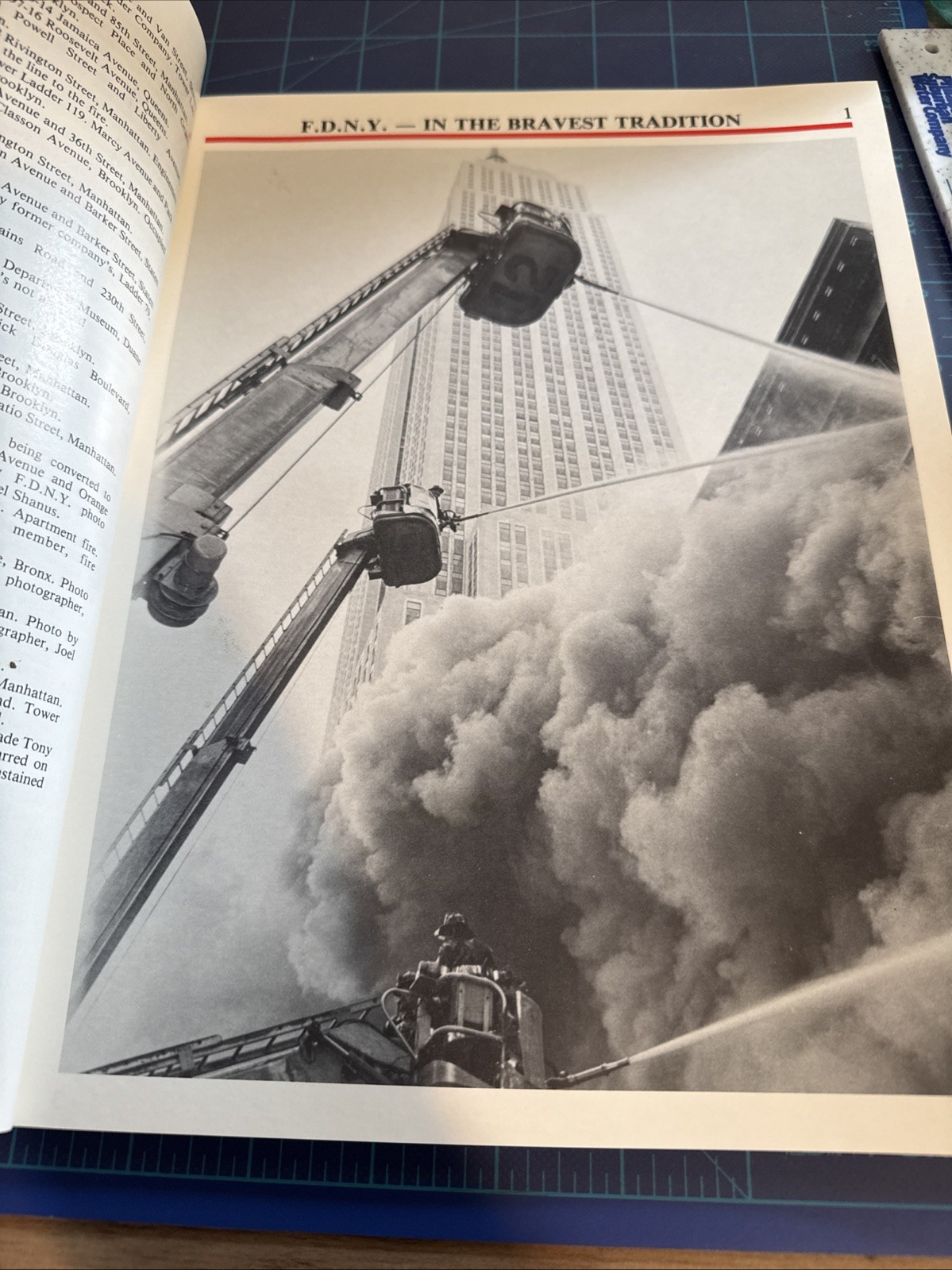 Vintage F.D.N.Y. In the Bravest Tradition Paperback By George S. Tufte, 1984