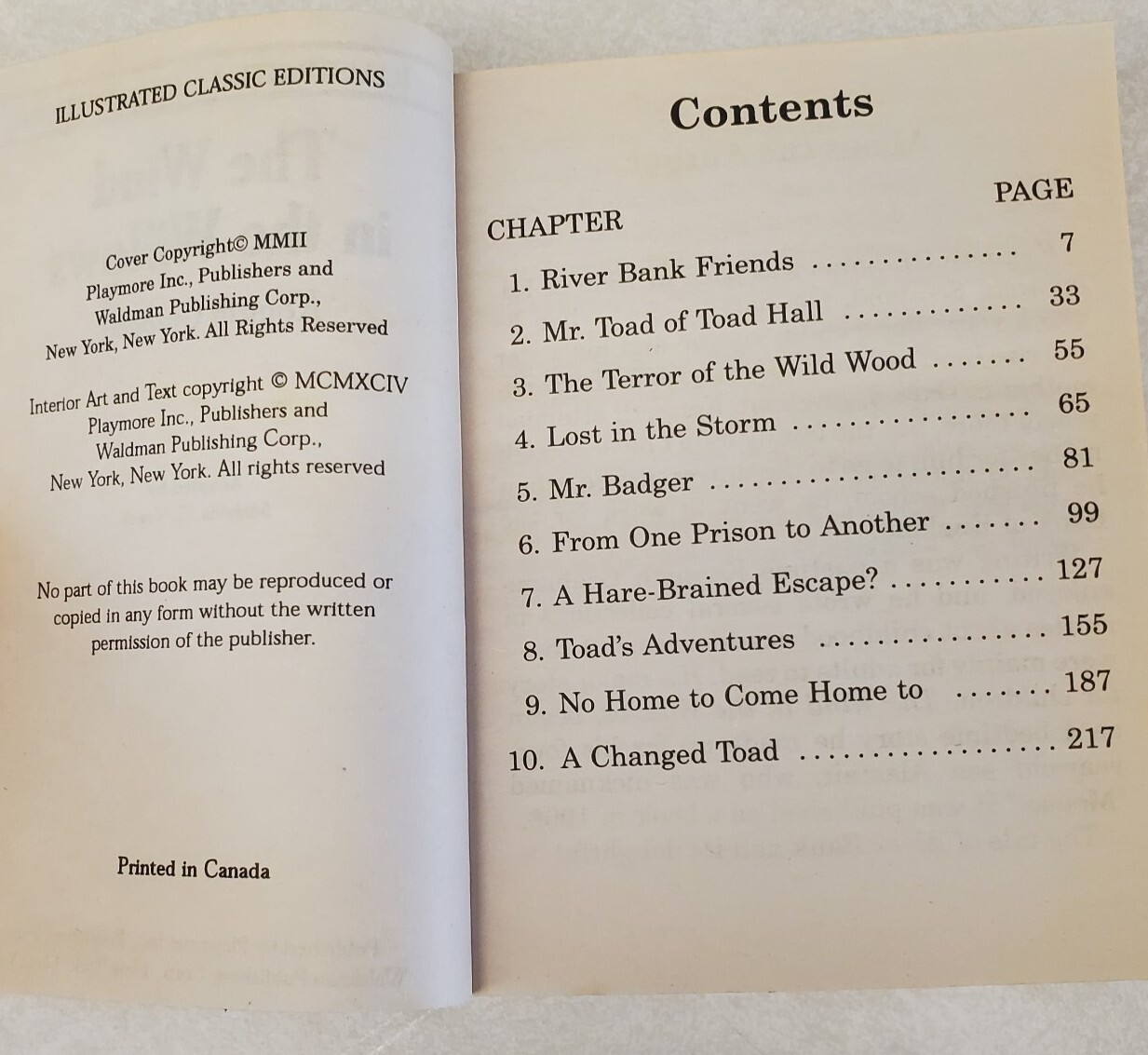 Playmore Waldman Illustrated Classic Editions Vintage Mini PB Books Lot of 10