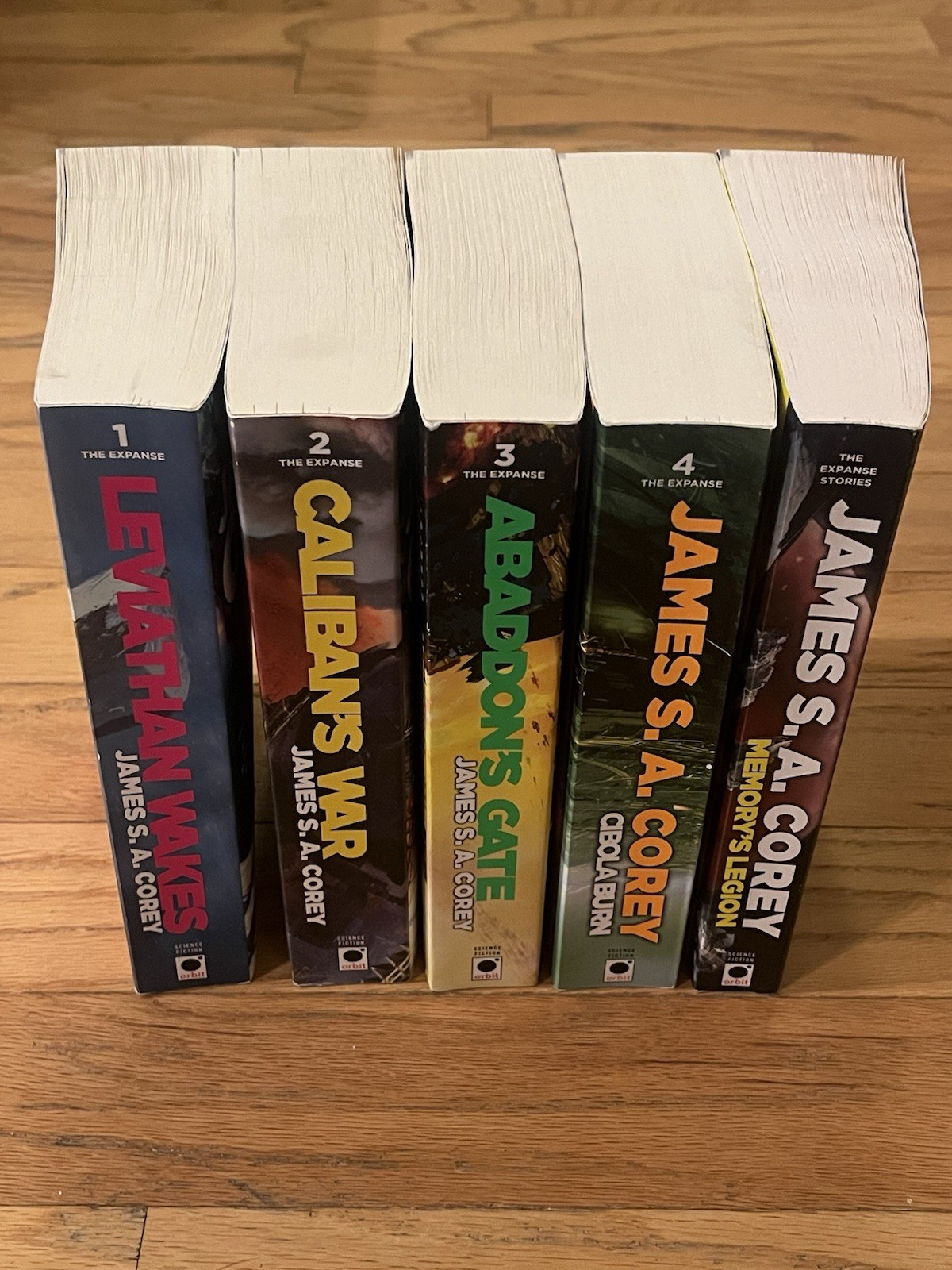 The Expanse Series Book Set Lot 1–4 & Memory’s Legion Paperback James S.A. Corey