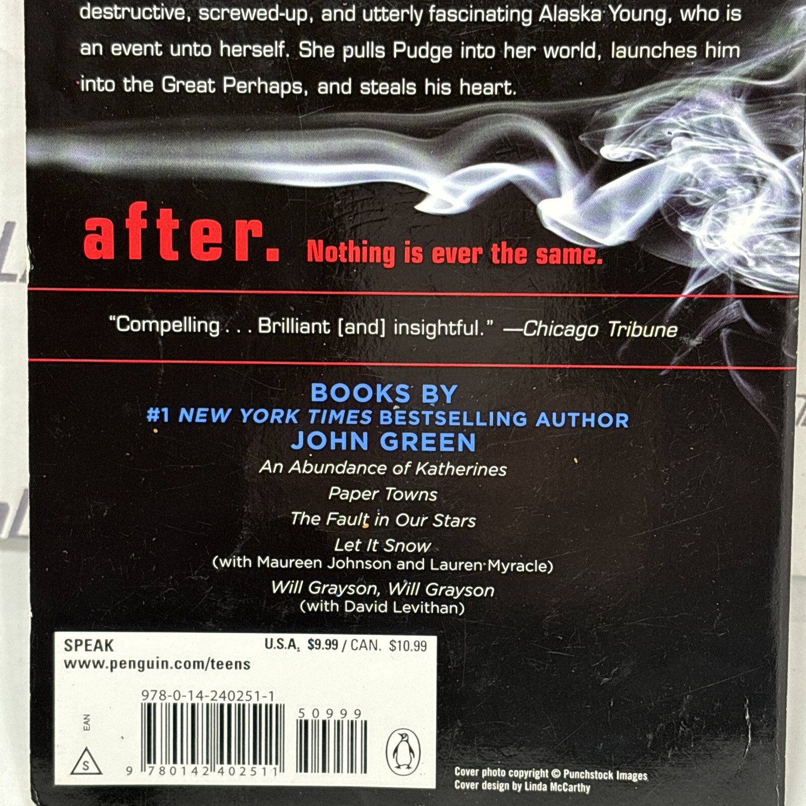 Looking for Alaska Book by John Green – Preowned