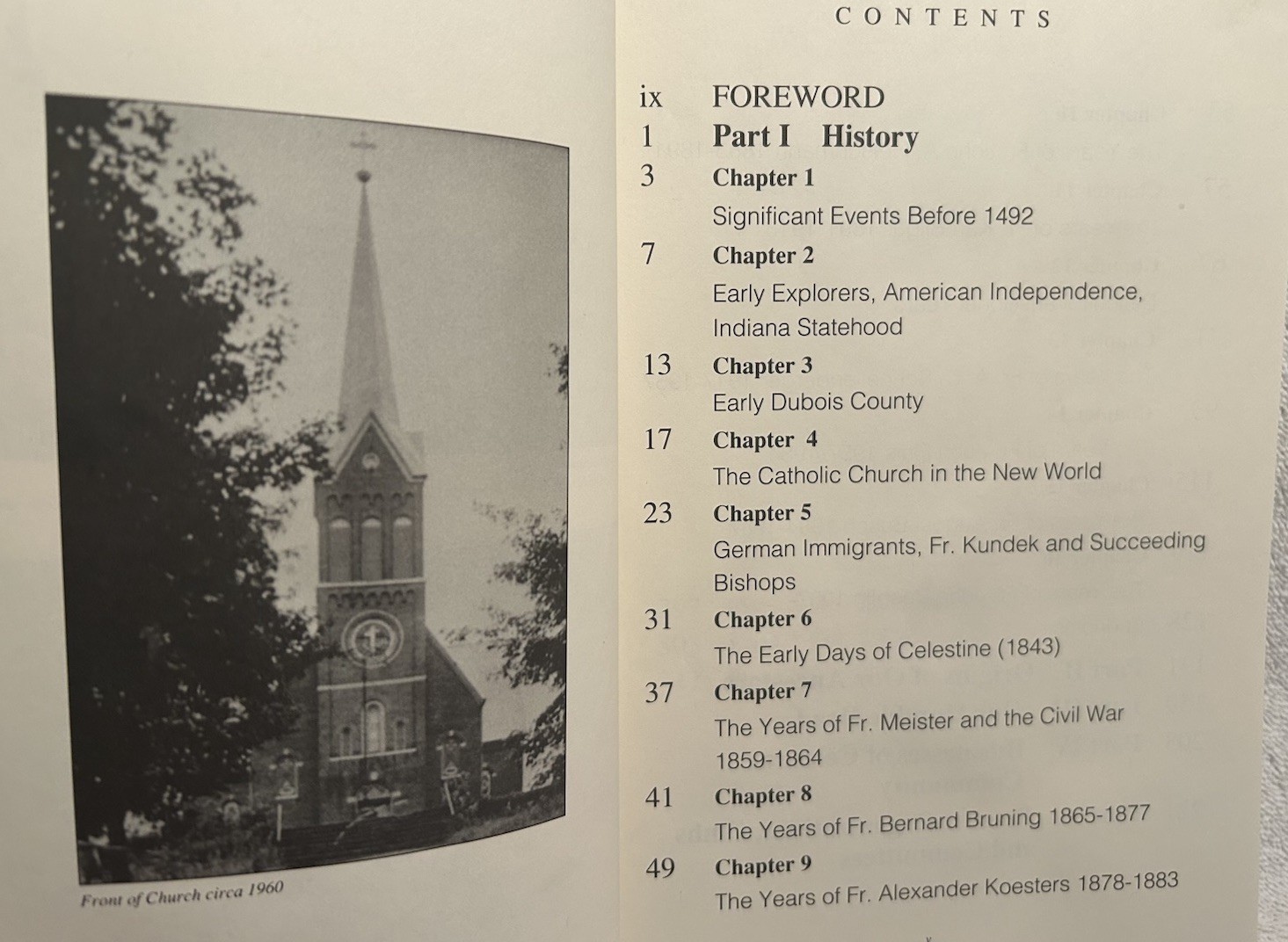 Vtg. Book Celestine, Indiana, A Sesquicentennial History 1843-1993, 302 Pages