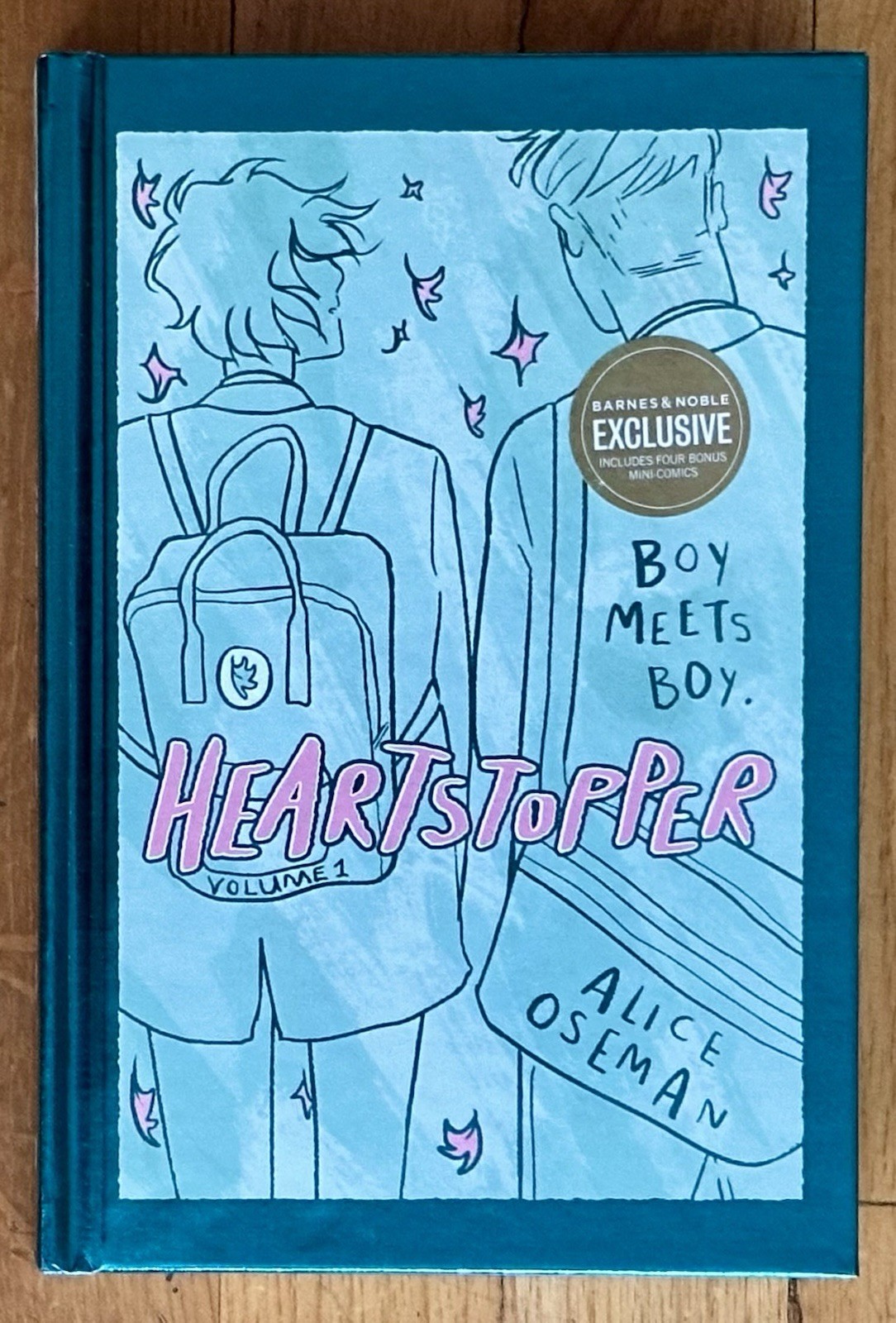 SIGNED Heartstopper: Volume 1 By Alice Oseman 2023 Hardcover AUTOGRAPHED New!