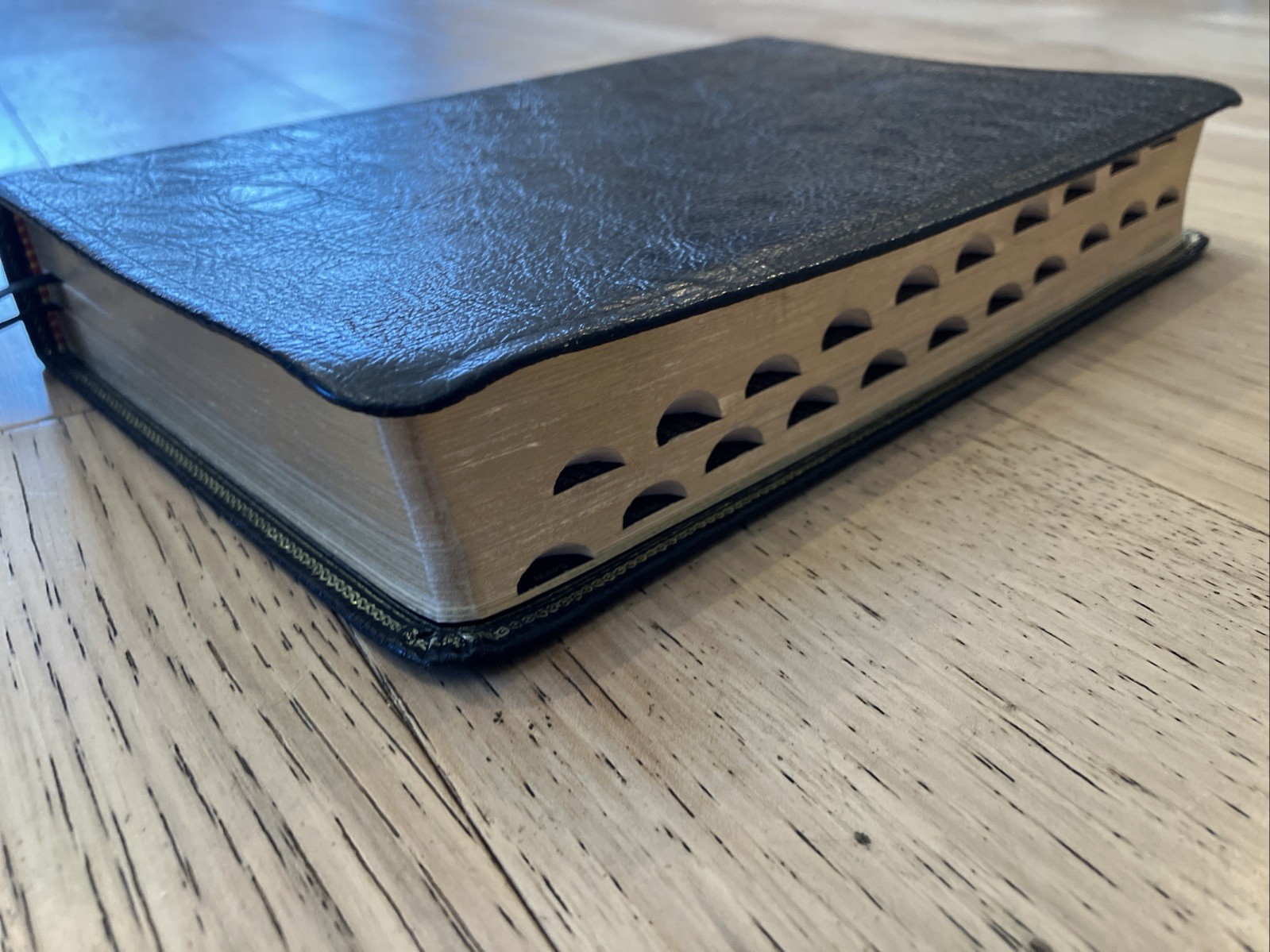 Nelson Open Bible Expanded NASB Genuine Leather 1985 Indexed Unmarked 976