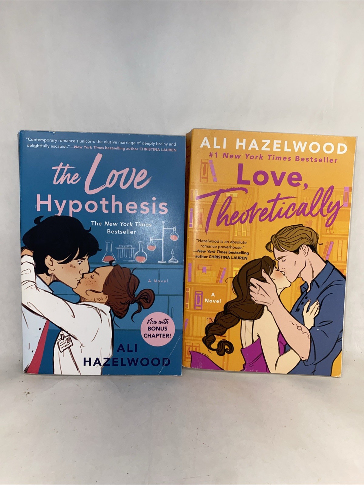 Lot of 2 Paperbacks by Ali Hazelwood Love Theoretically, Hypothesis