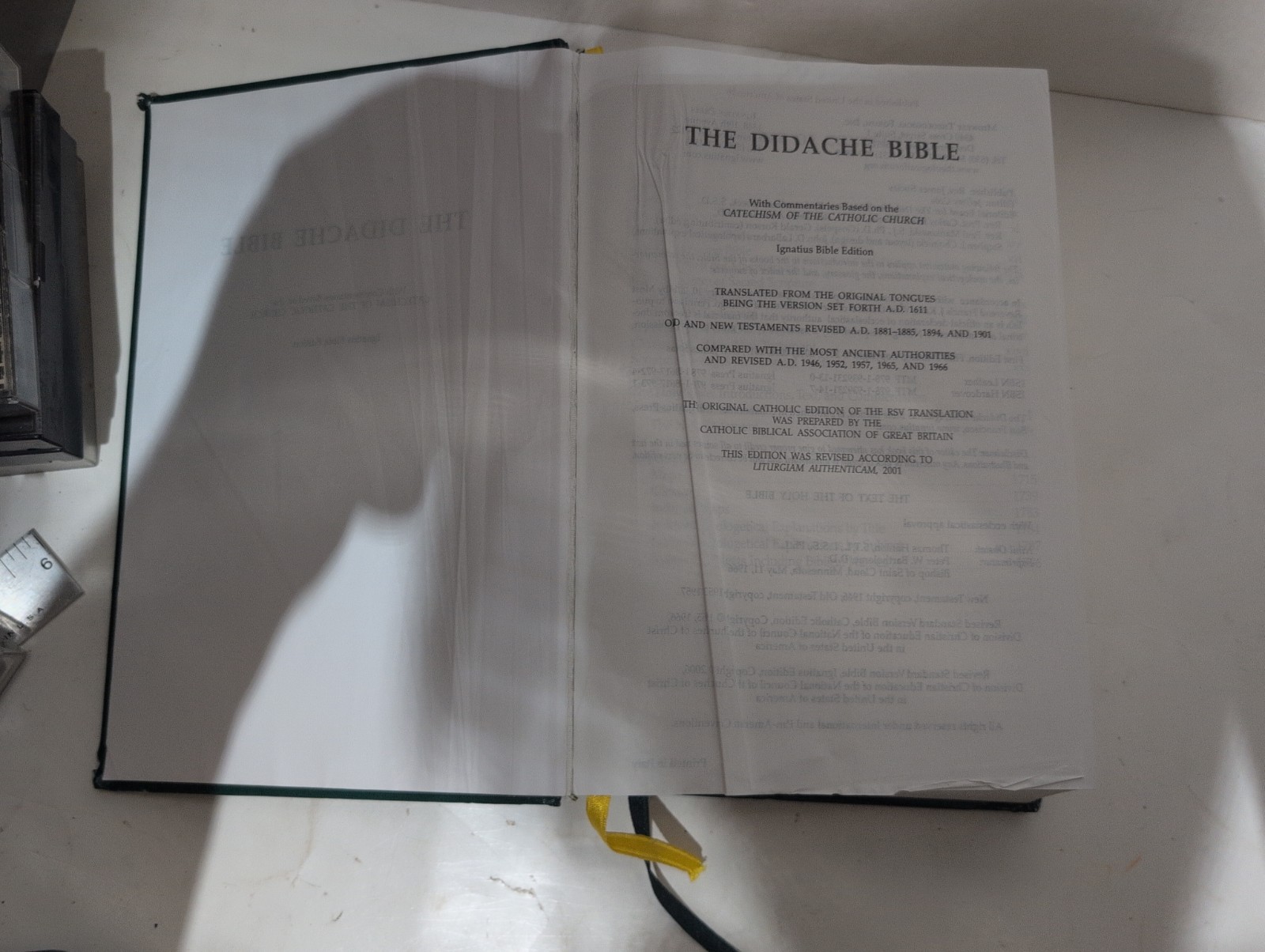 The Didache Bible: Catechism of the Catholic Church Ignatius Bible Edition Green