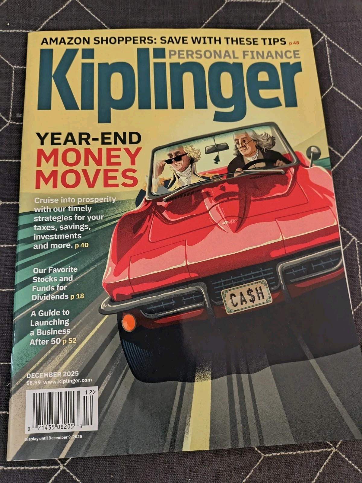 KIPLINGER’S MAGAZINE „YEAR-END Money Moves,“ 72 Pages, Dec 2025, New