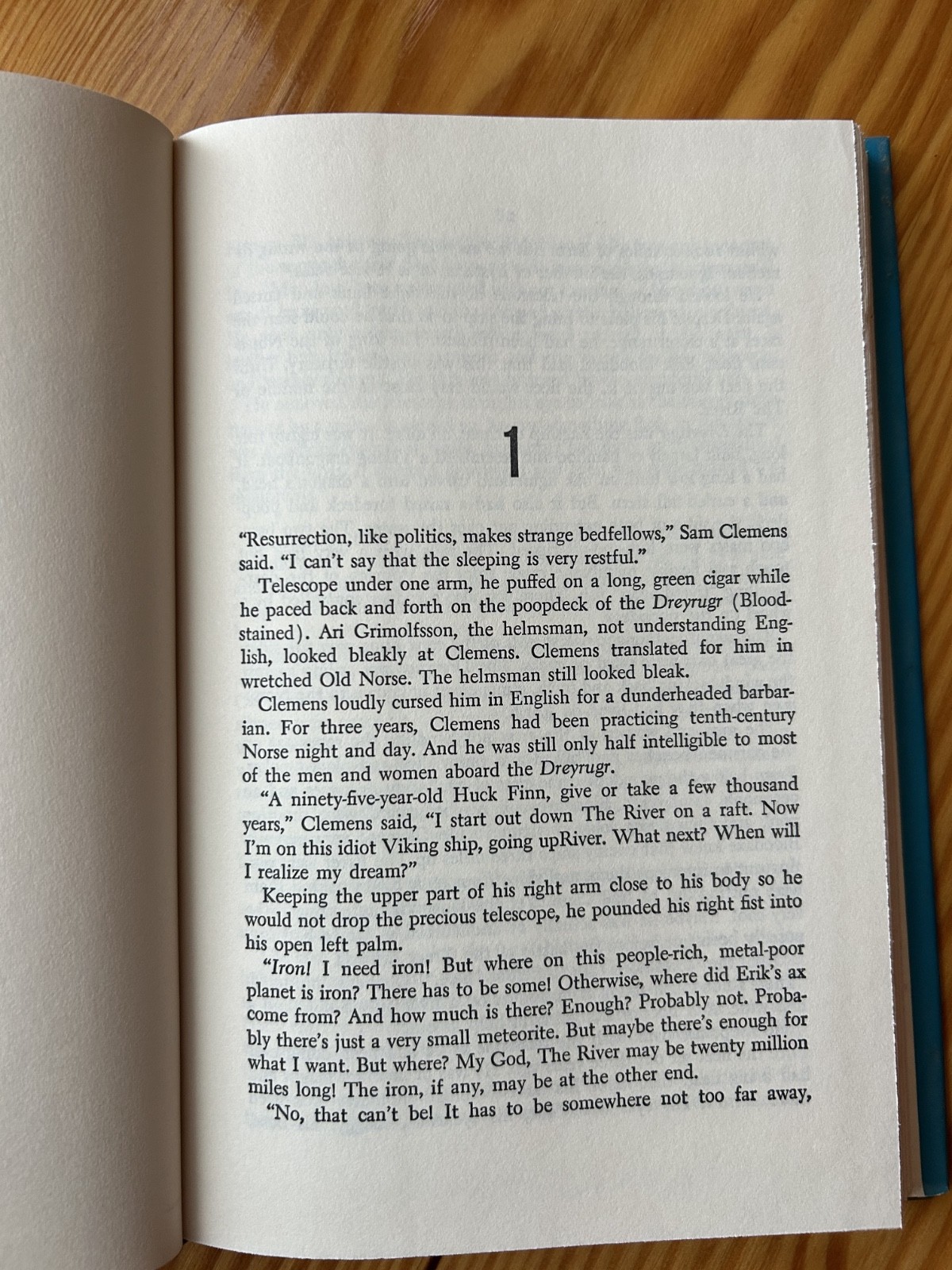 The Fabulous Riverboat by Philip Jose Farmer – 1971 BCE HCDJ – Riverworld #2